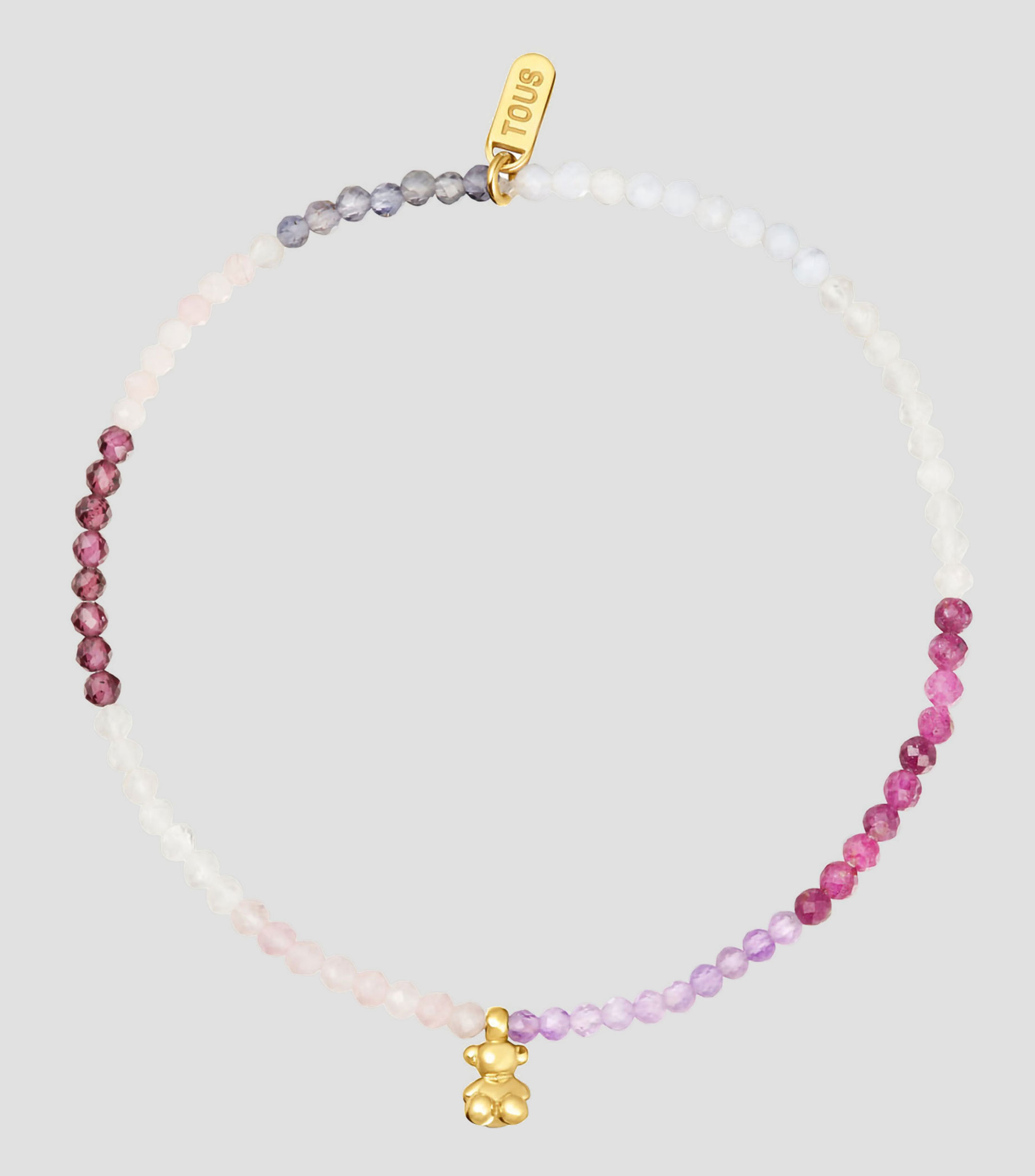 Pulsera elastica con piedras Bold Bear Mujer