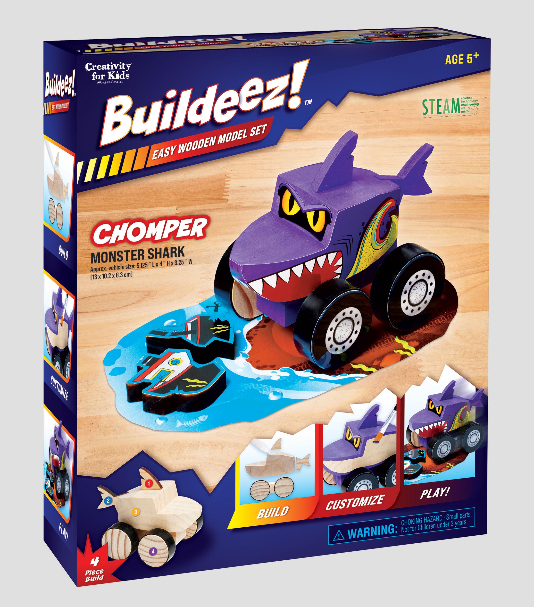 Buildeez Chomper Monster Shark