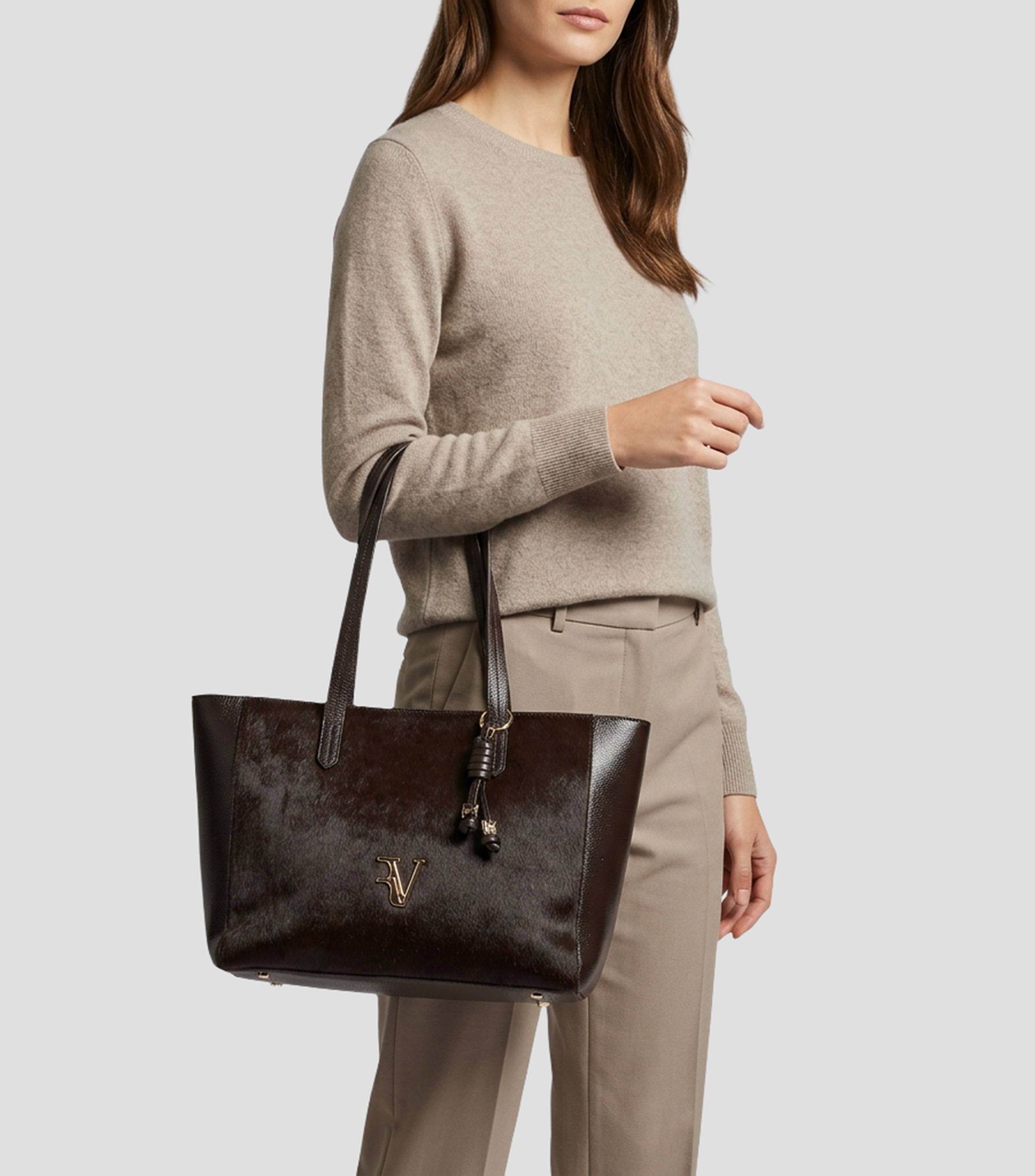 Bolsa Tote en piel Mujer