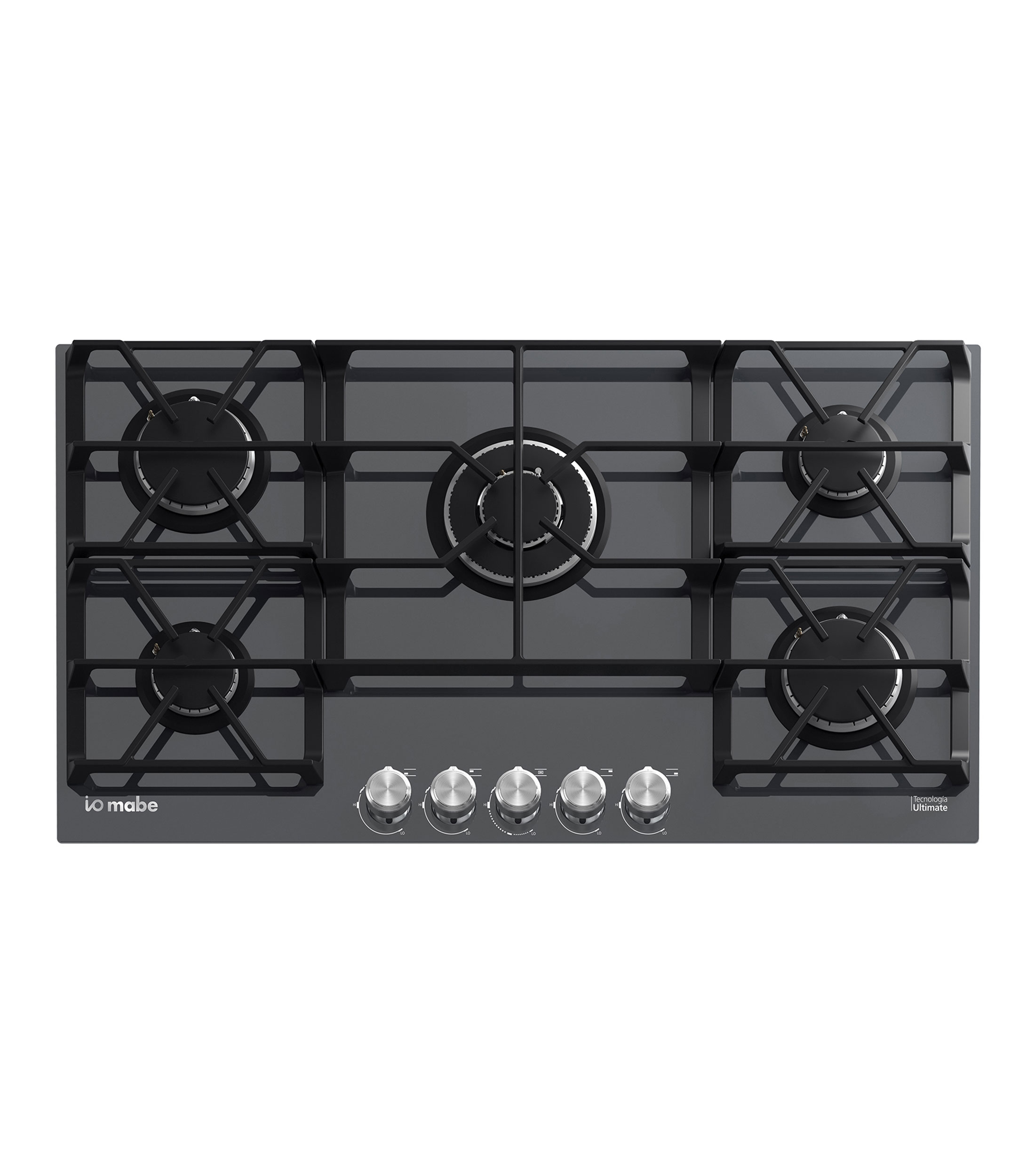 Parrilla a Gas PIO95KMNR0 con 5 quemadores en Acero Inoxidable