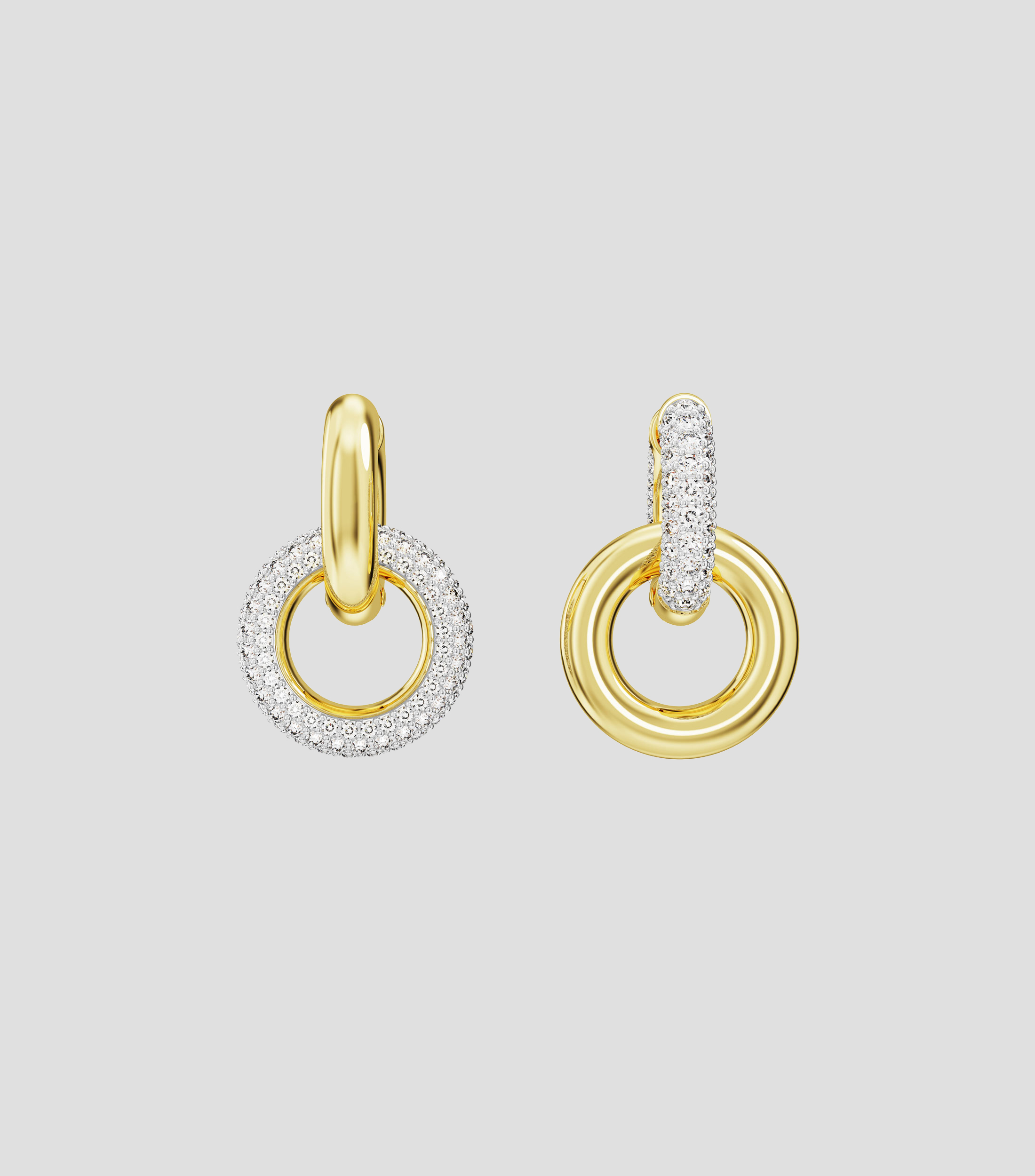 Pendientes de aro con cristales Dextera Mujer