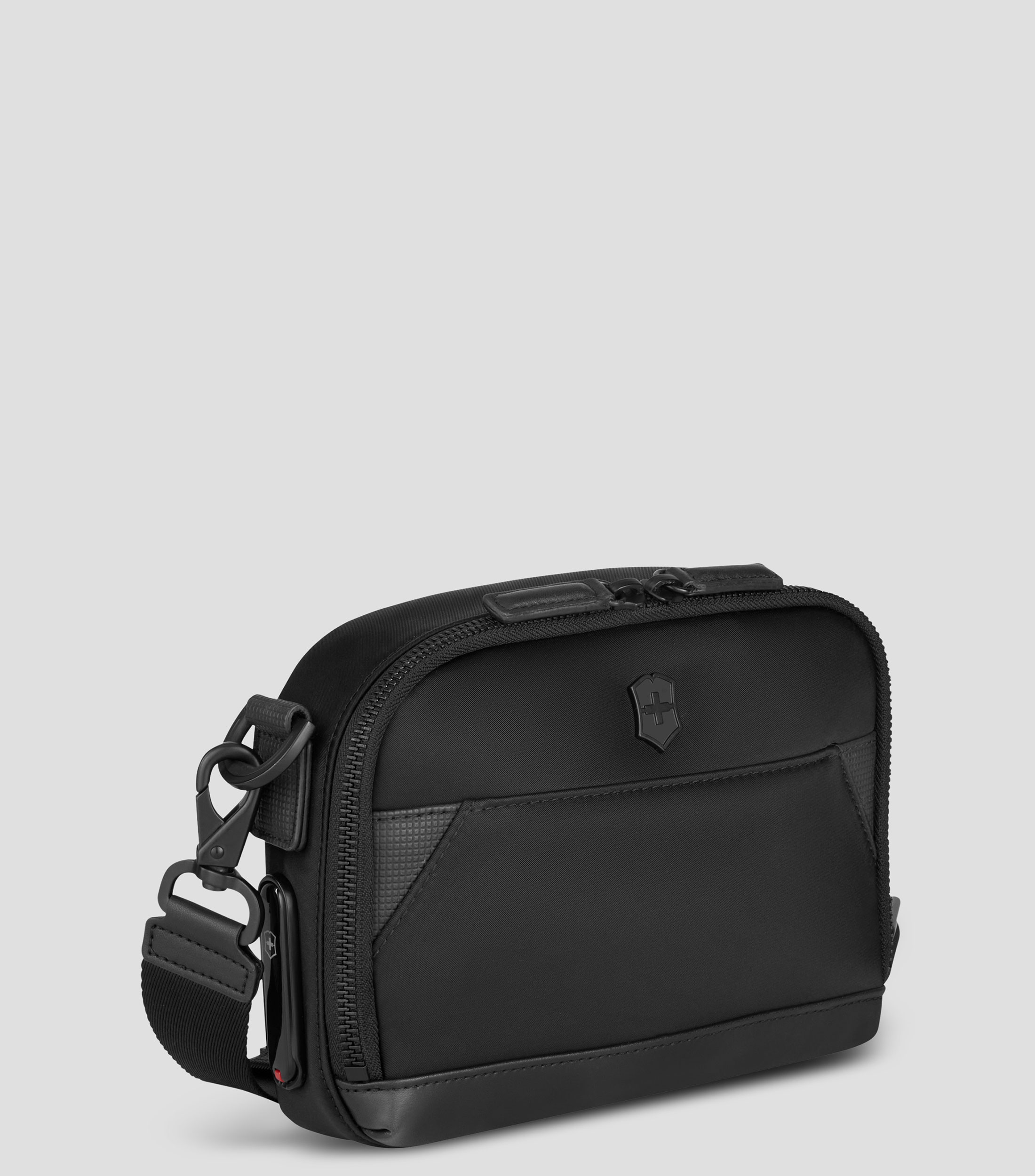 Bolso crossbody negro Alox Nero Compact liso Hombre