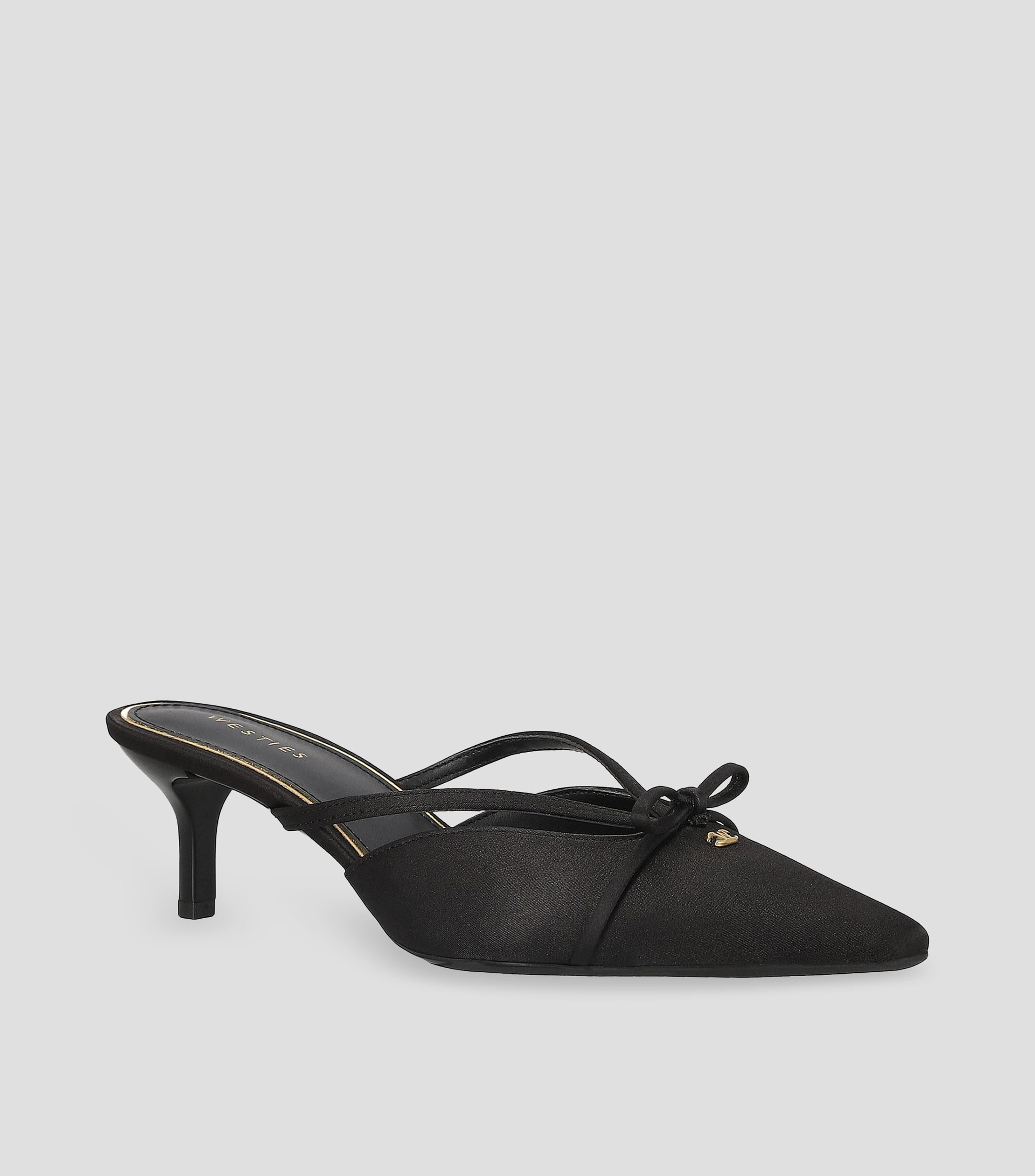 Zuecos con tacón delgado de 5 cm Mujer