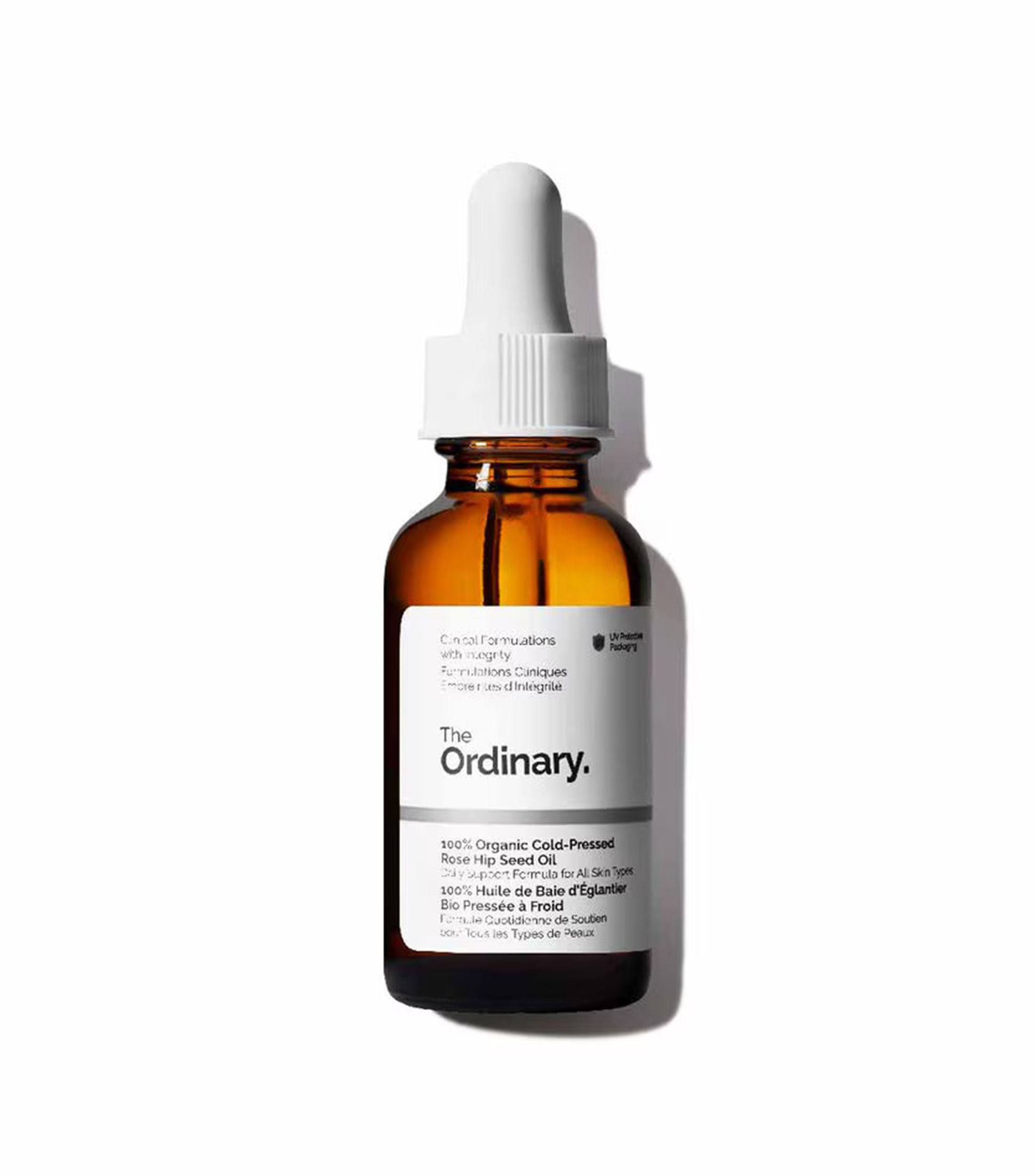 Aceite facial hidratante 100% Organic Cold-Pressed Rose Hip Seed Oil, 30 ml