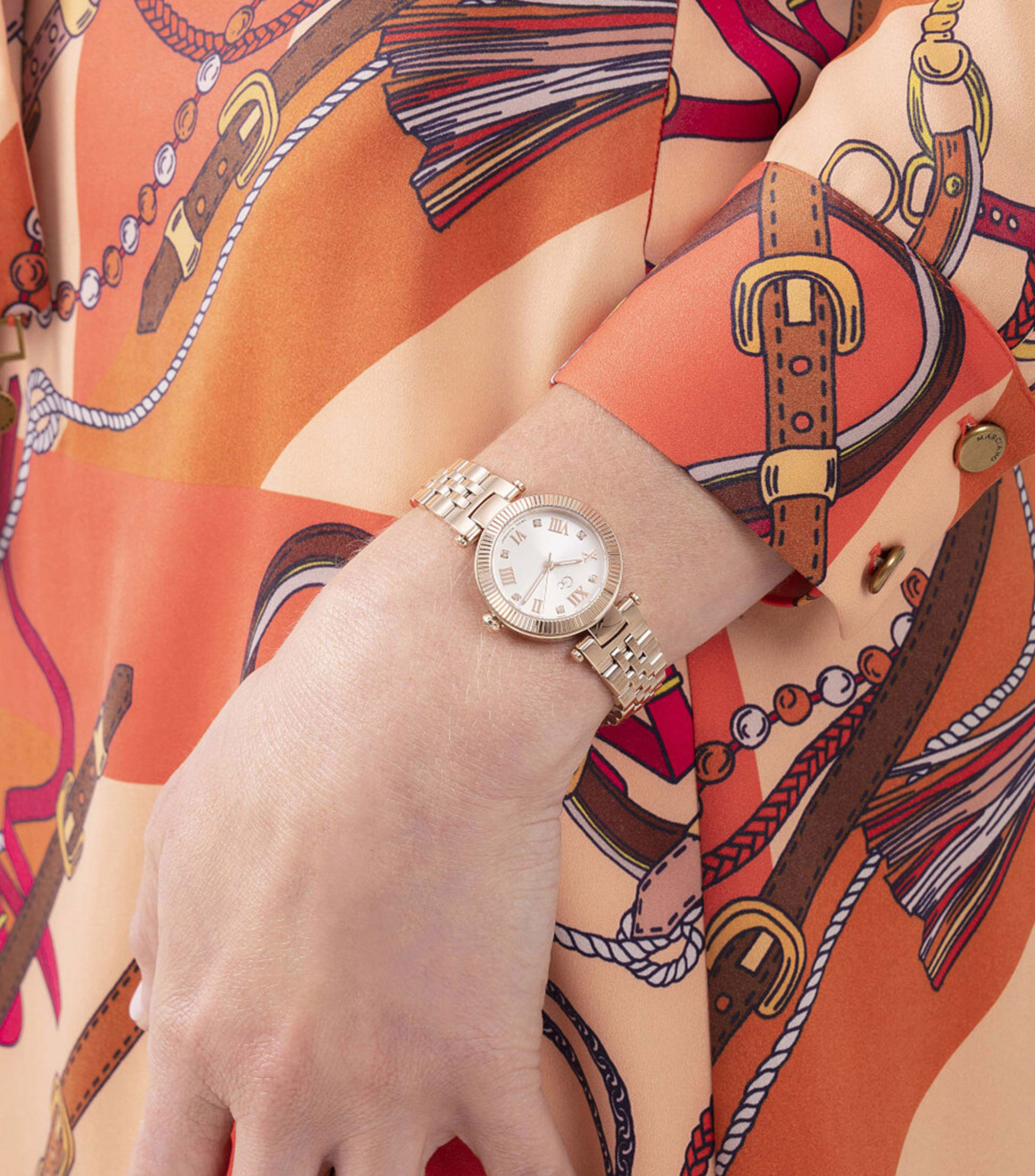 Reloj para Mujer casual Flair tono oro rosa