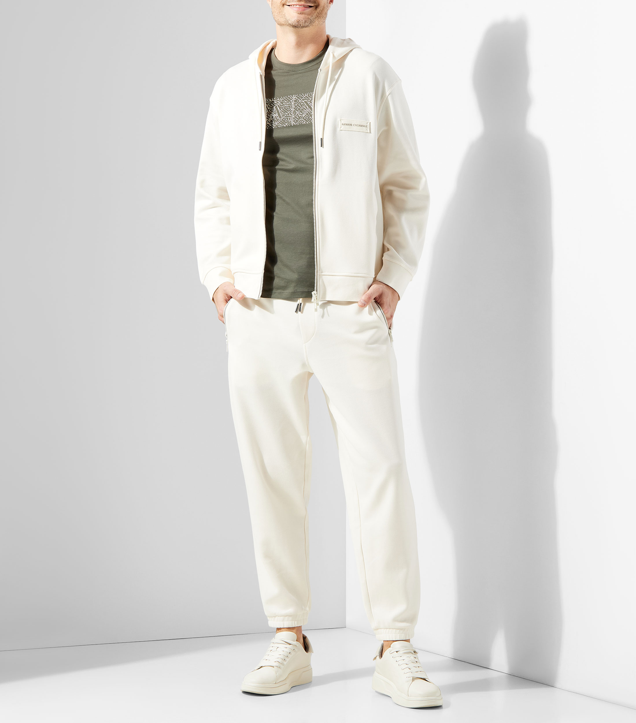 Sudadera con cierre y capucha Hombre