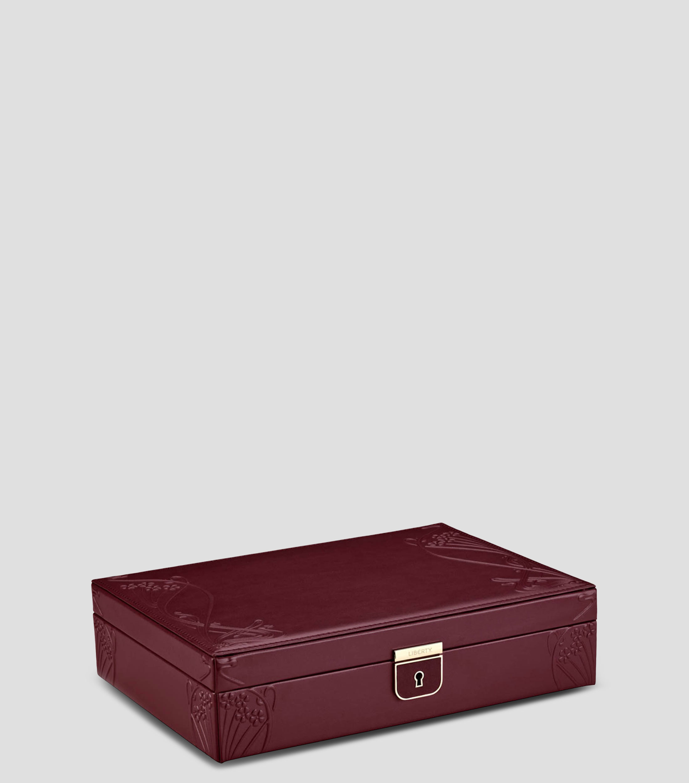 Joyero Mediano Ianthe WOLF X LIBERTY Burgundy