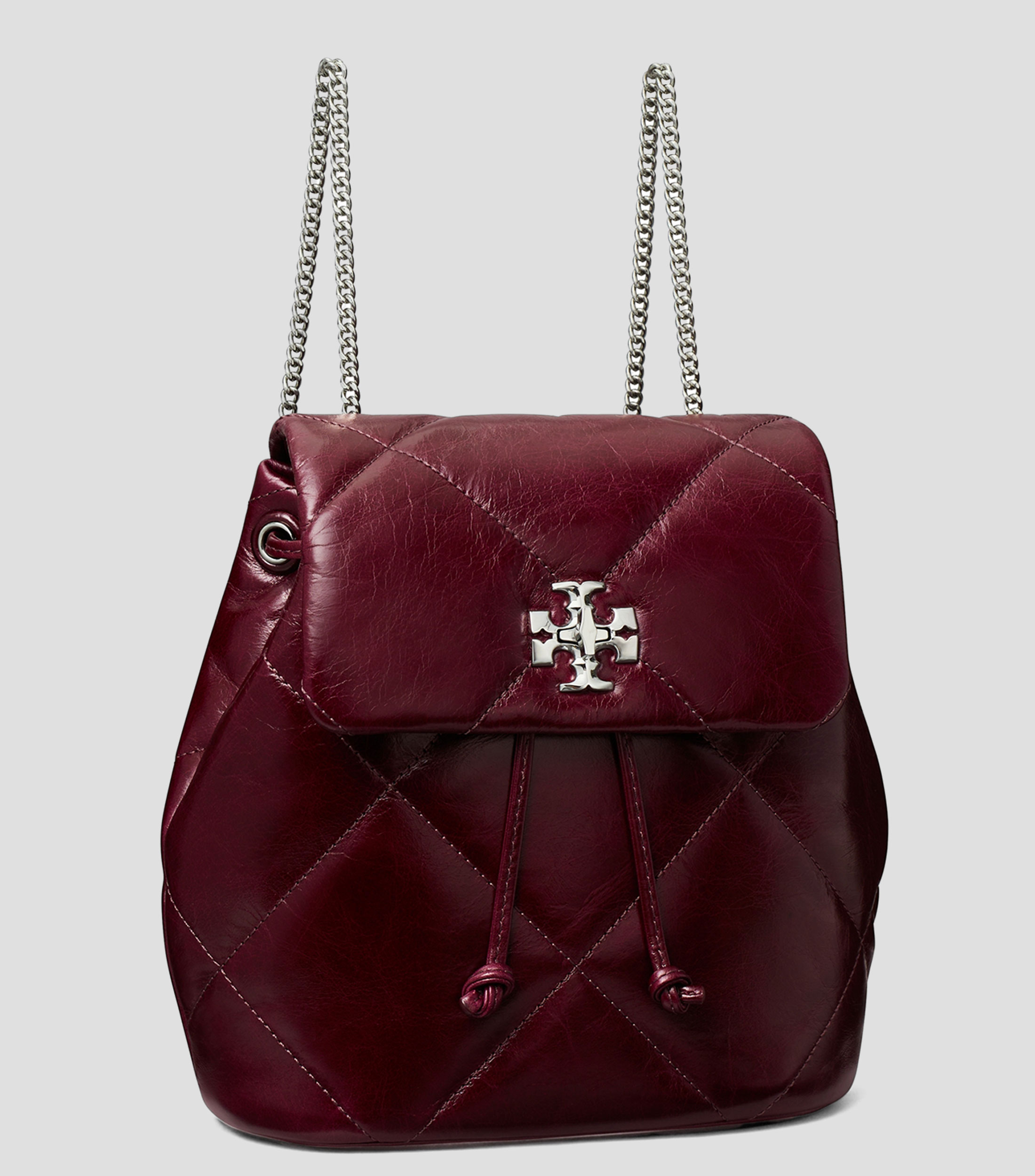 Bolsa Mini Backpack Kira Diamond Quilt Distressed