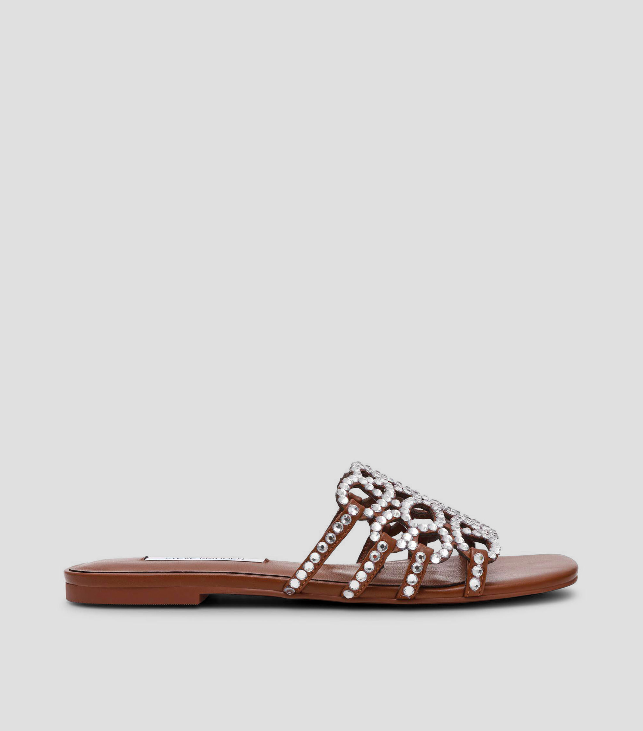 Sandalias con tacón bajo ancho Mujer