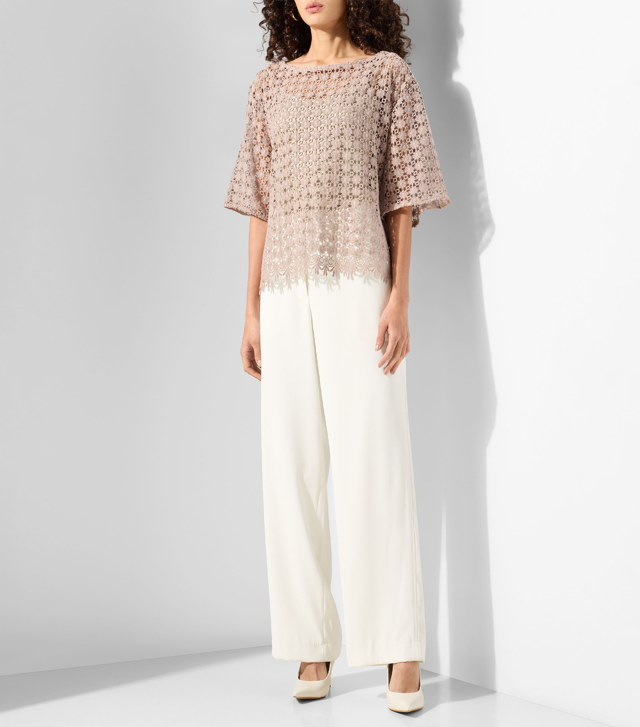 Blusa fantasía manga corta Mujer