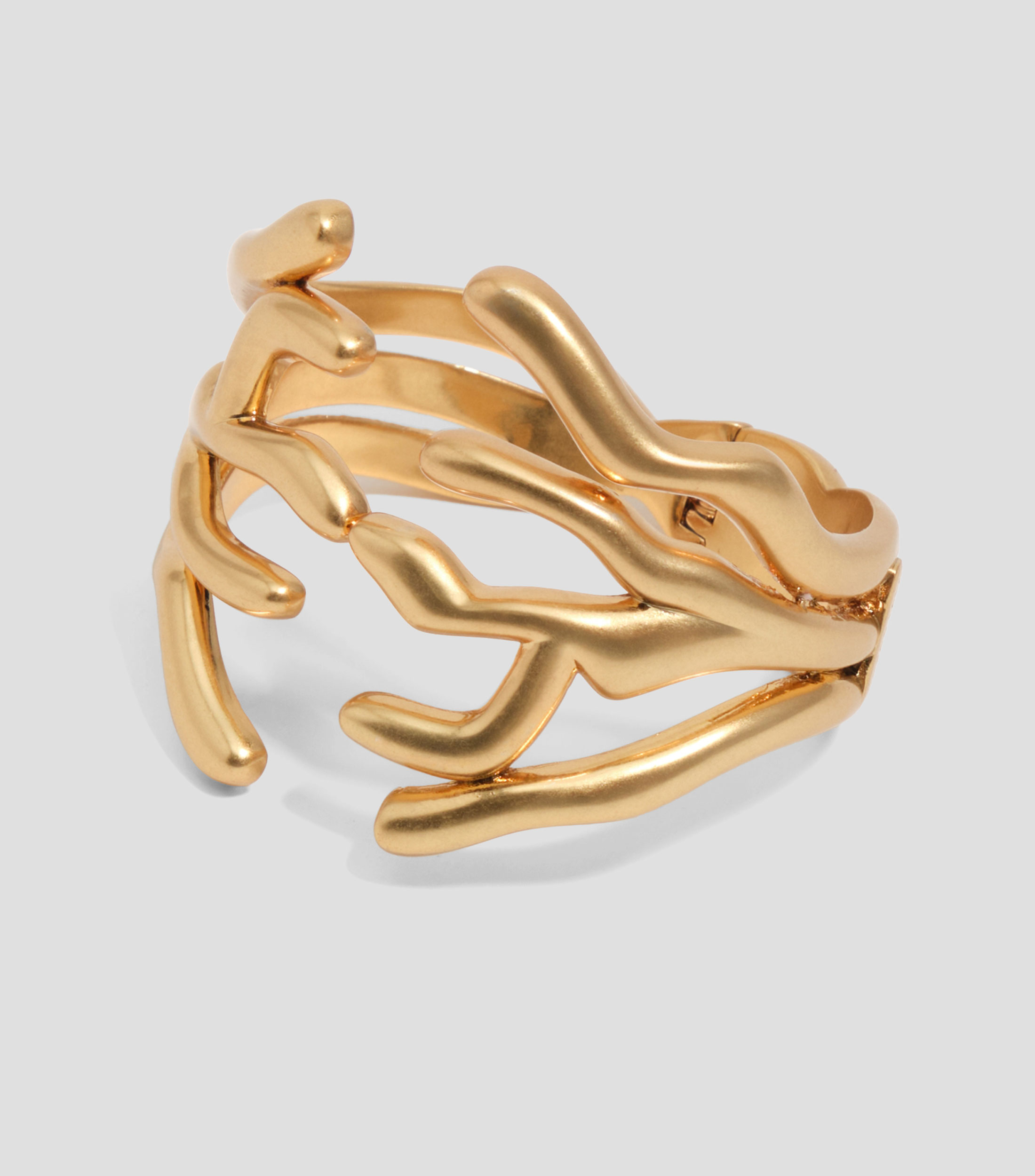 Pulsera corales dorado envejecido Mujer
