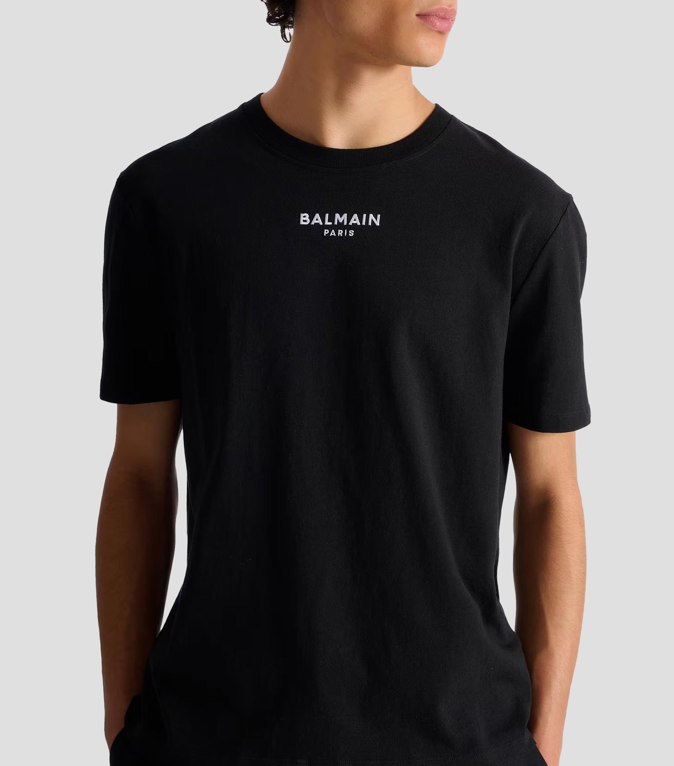 Playera cuello redondo manga corta lisa Hombre