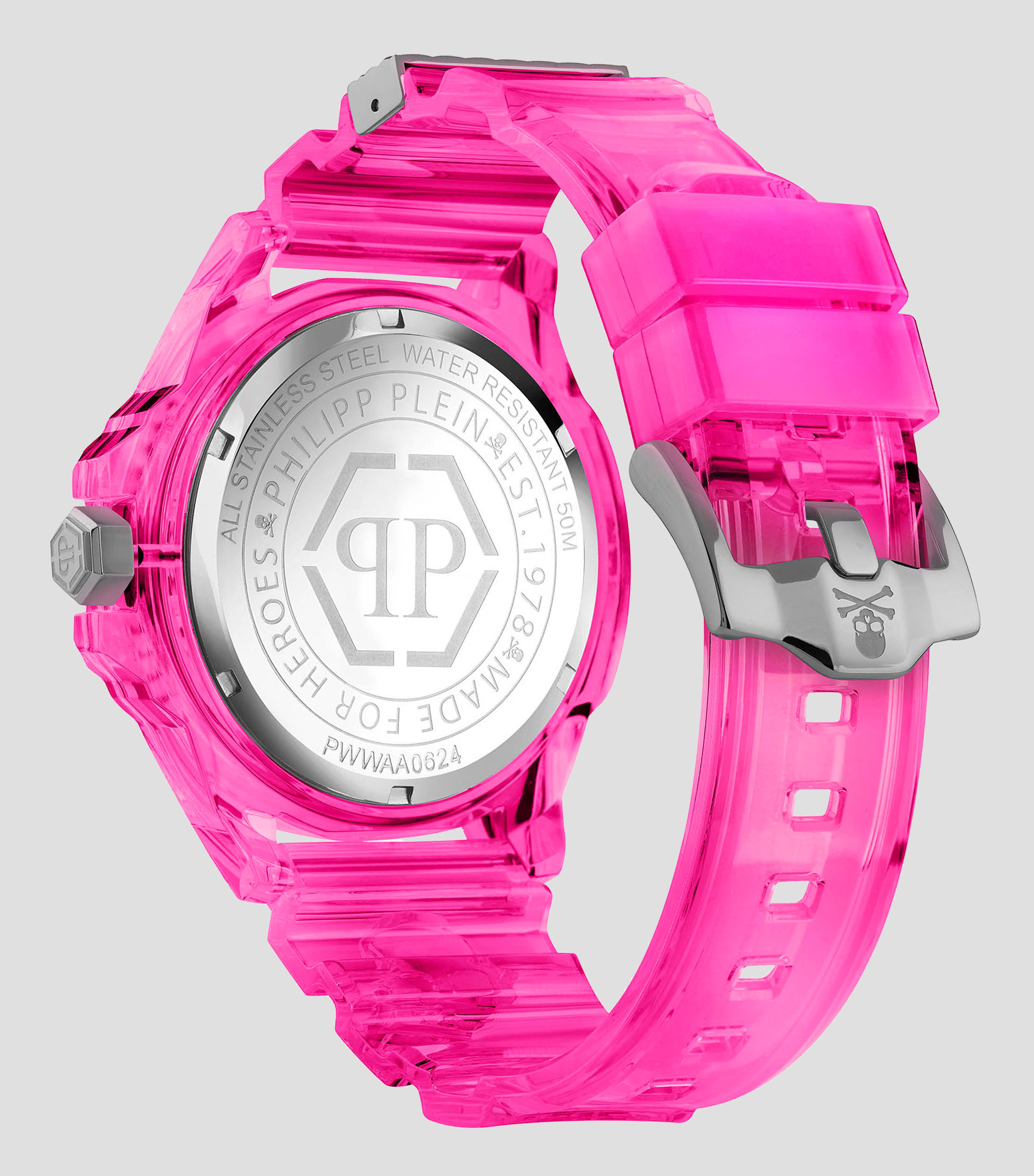 Reloj Unisex The Skull Scuba Duba Edition casual Negro, plata