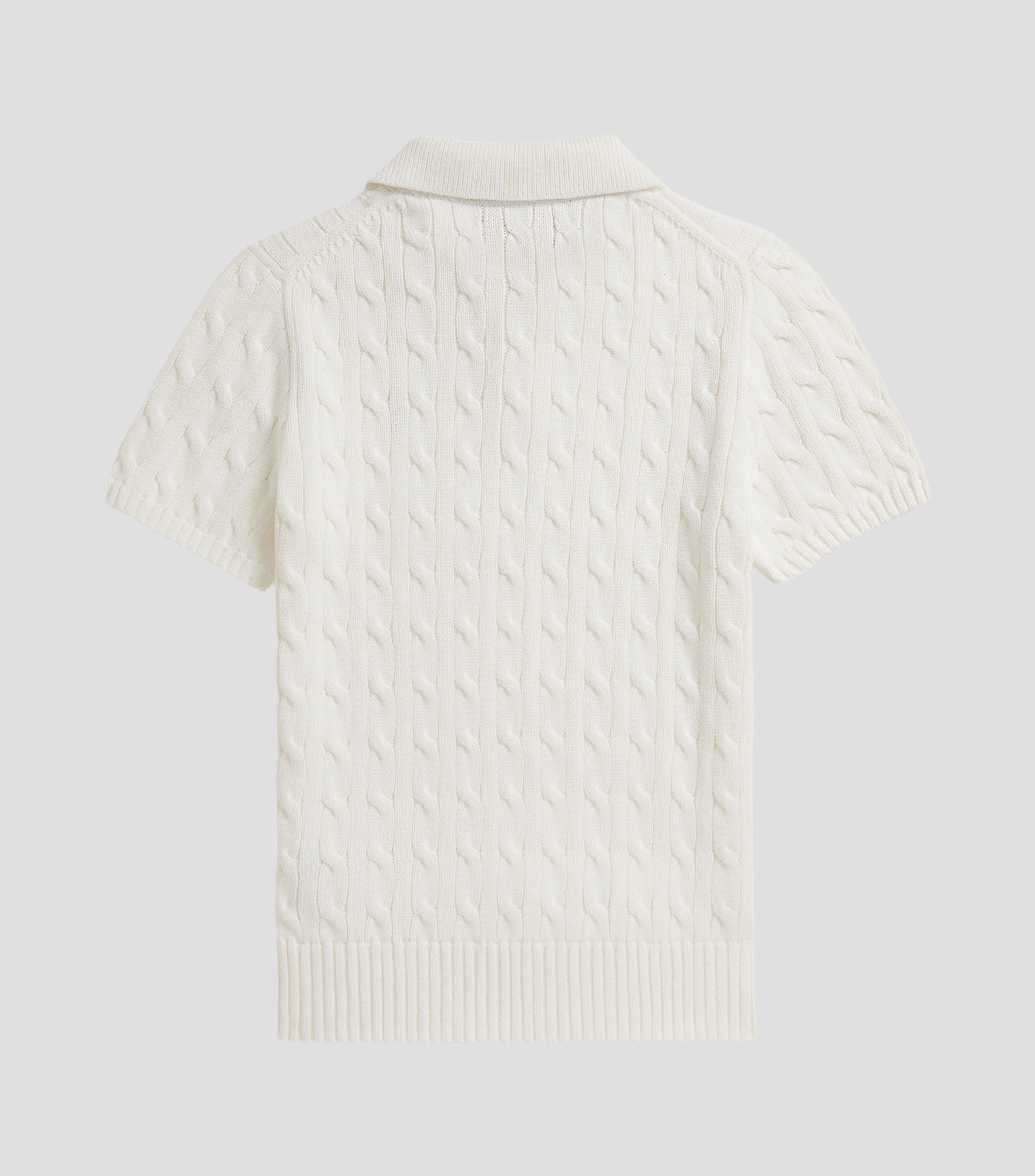 Playera polo manga corta con microdiseños Niño