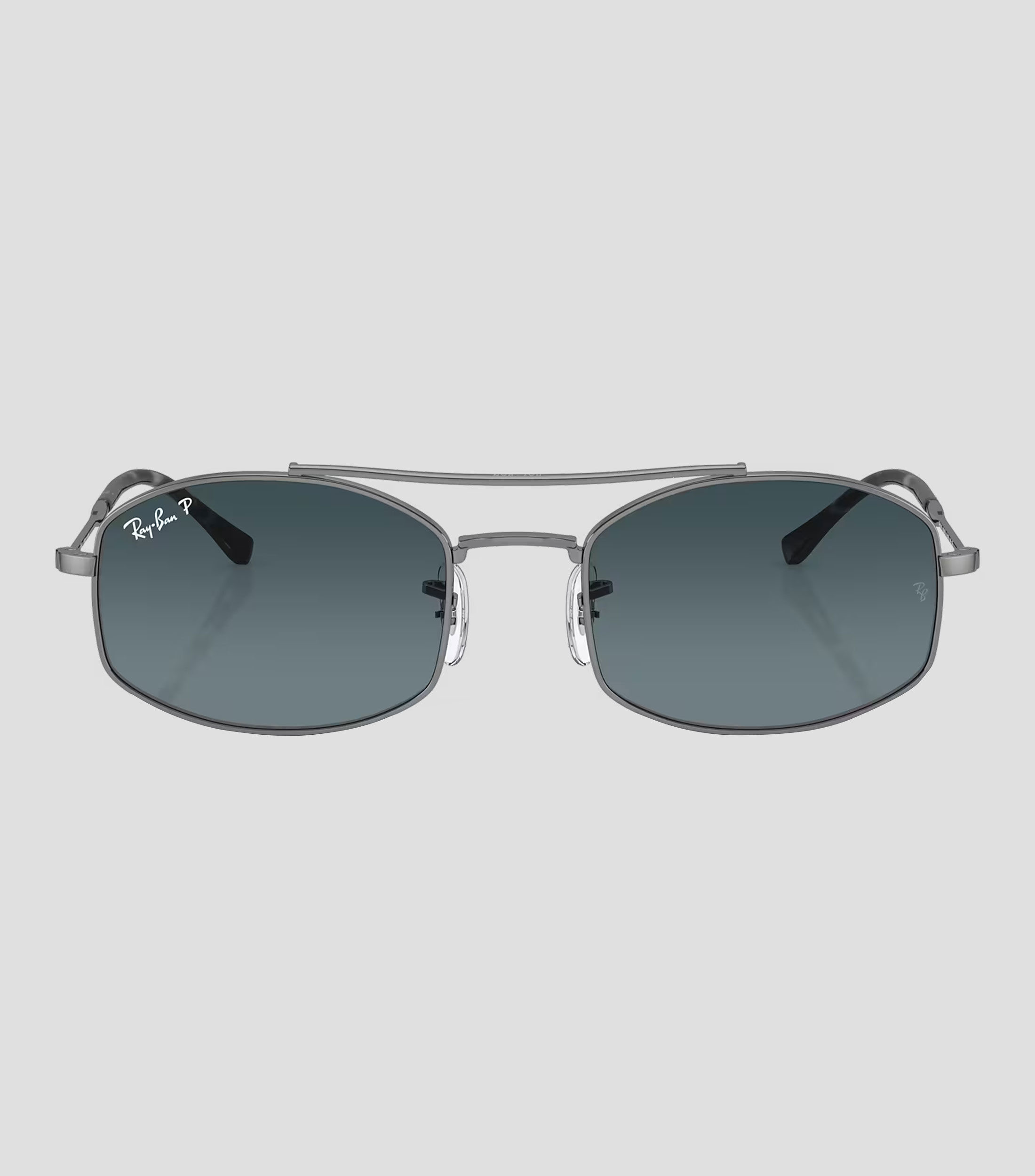 Lentes de sol Ovalados Grises Unisex