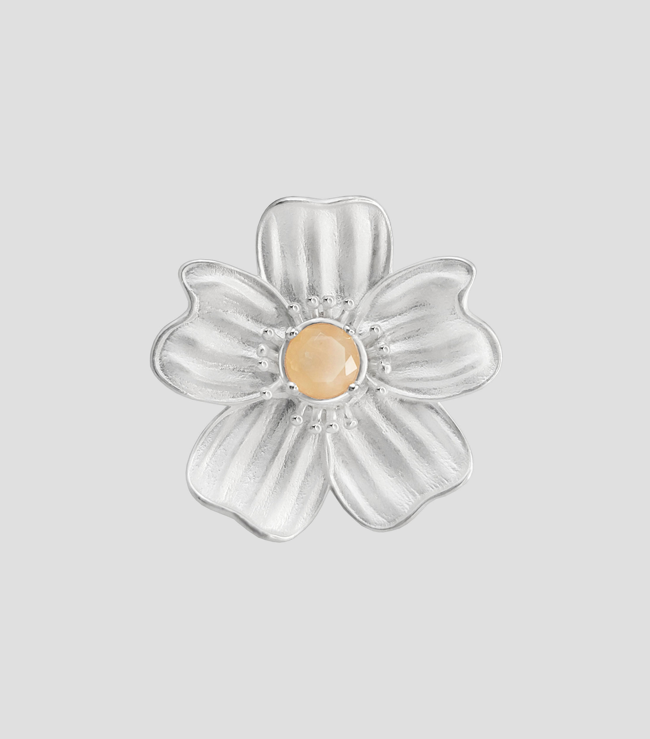 Anillo en plata .925 Flor Mujer