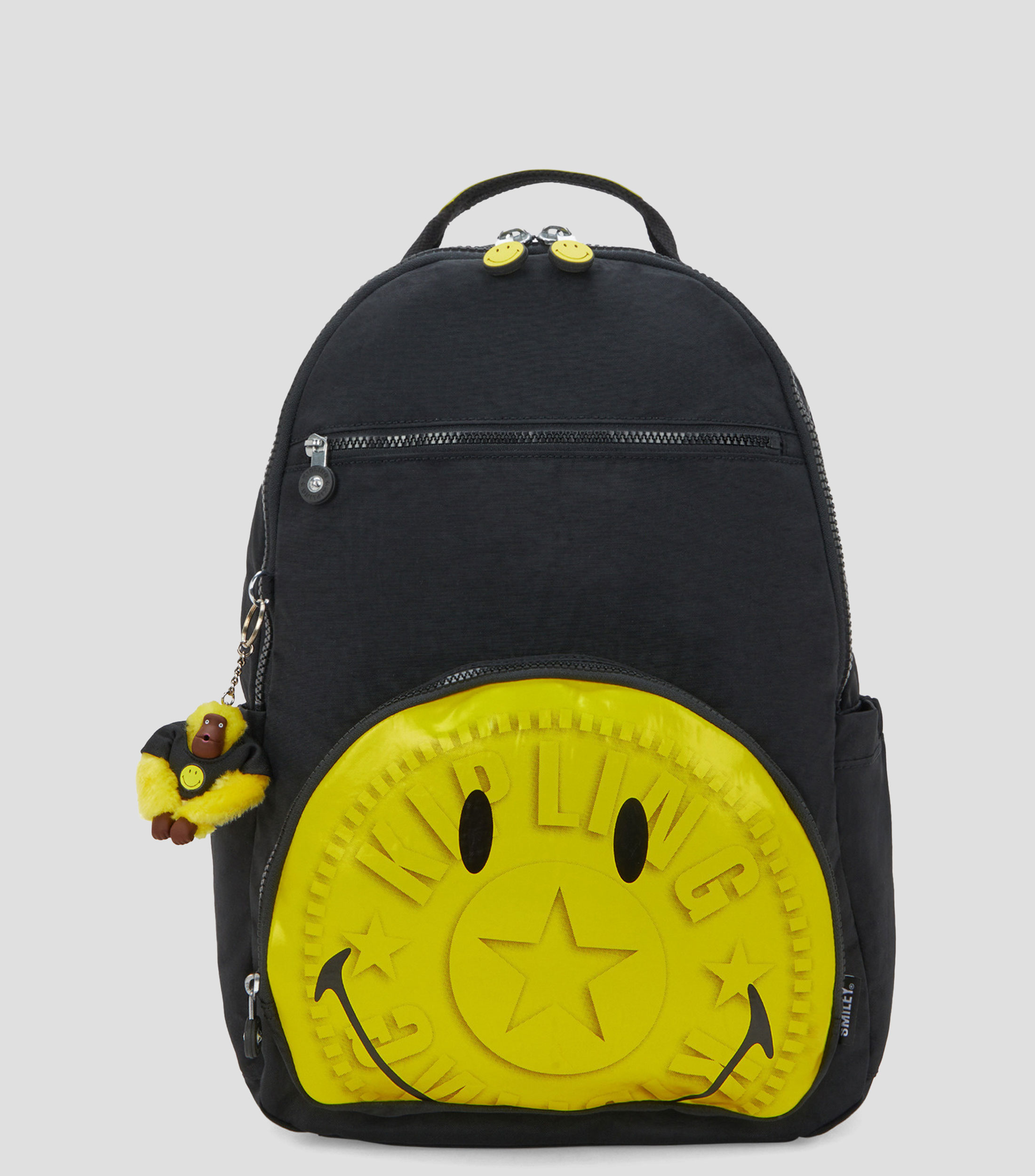 Mochila casual Seoul negra y amarillo Niña
