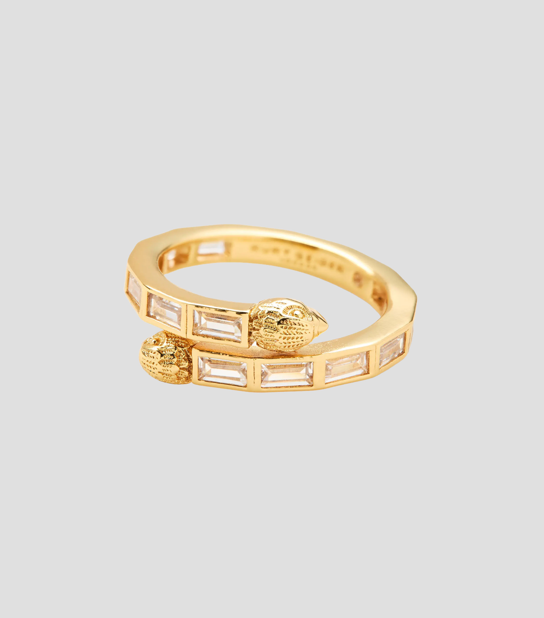 Anillo Eagle Bagette con cristales Mujer