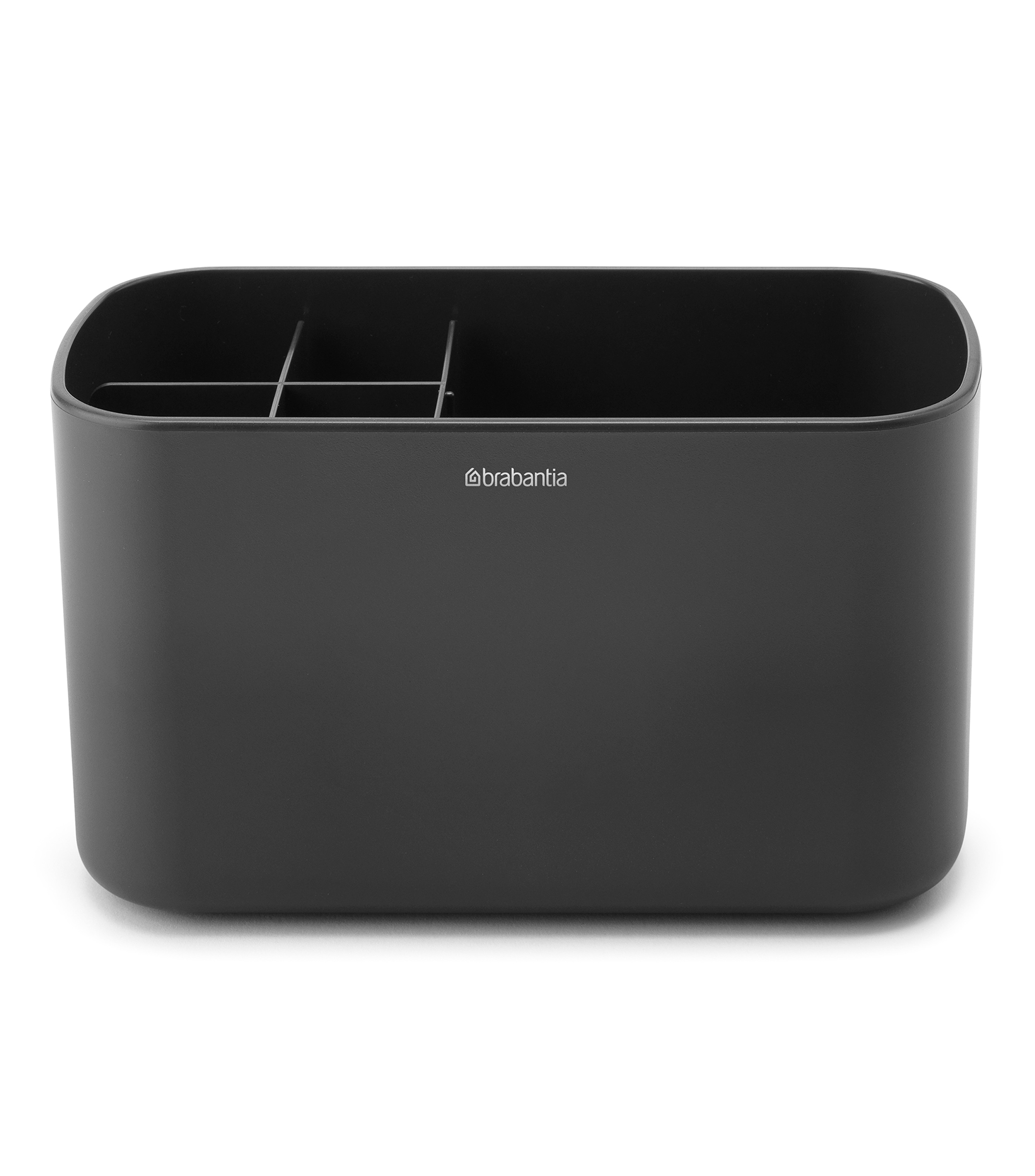 Organizador Bano Plast Gris Ob 20Cm