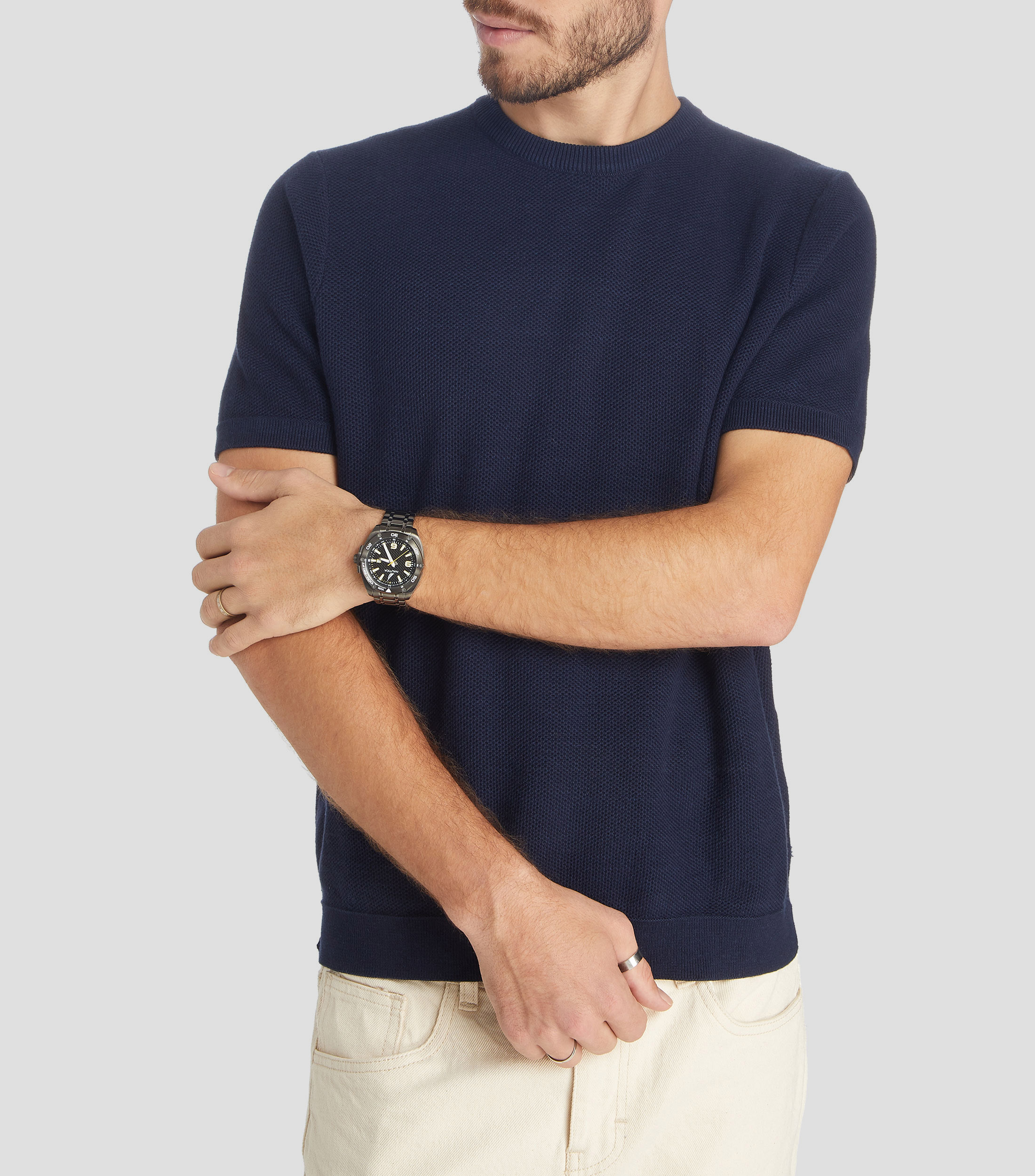 Reloj para hombre Tin Can Bay deportivo, Plateado
