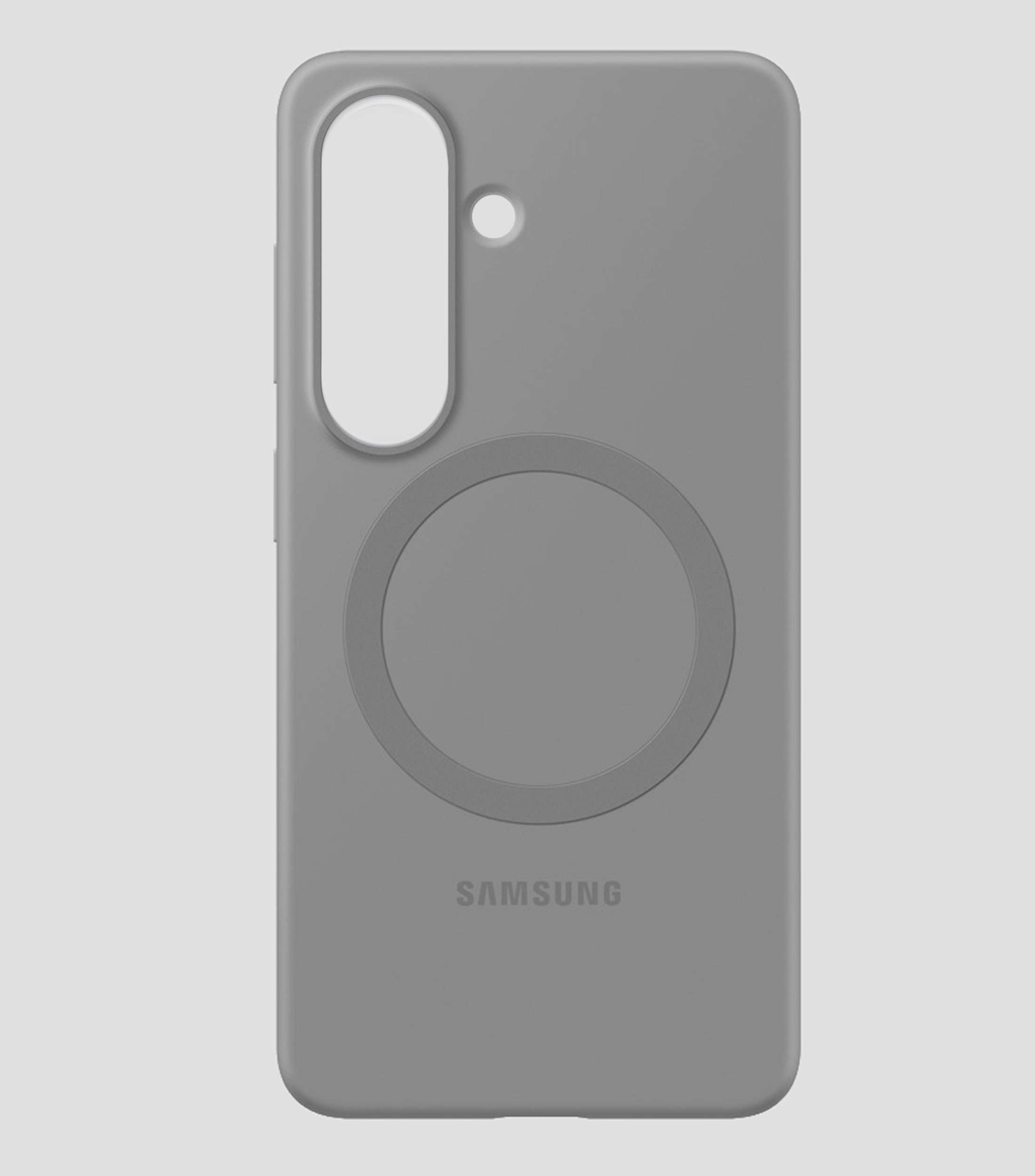 Funda magnética Galaxy S26 gris lisa