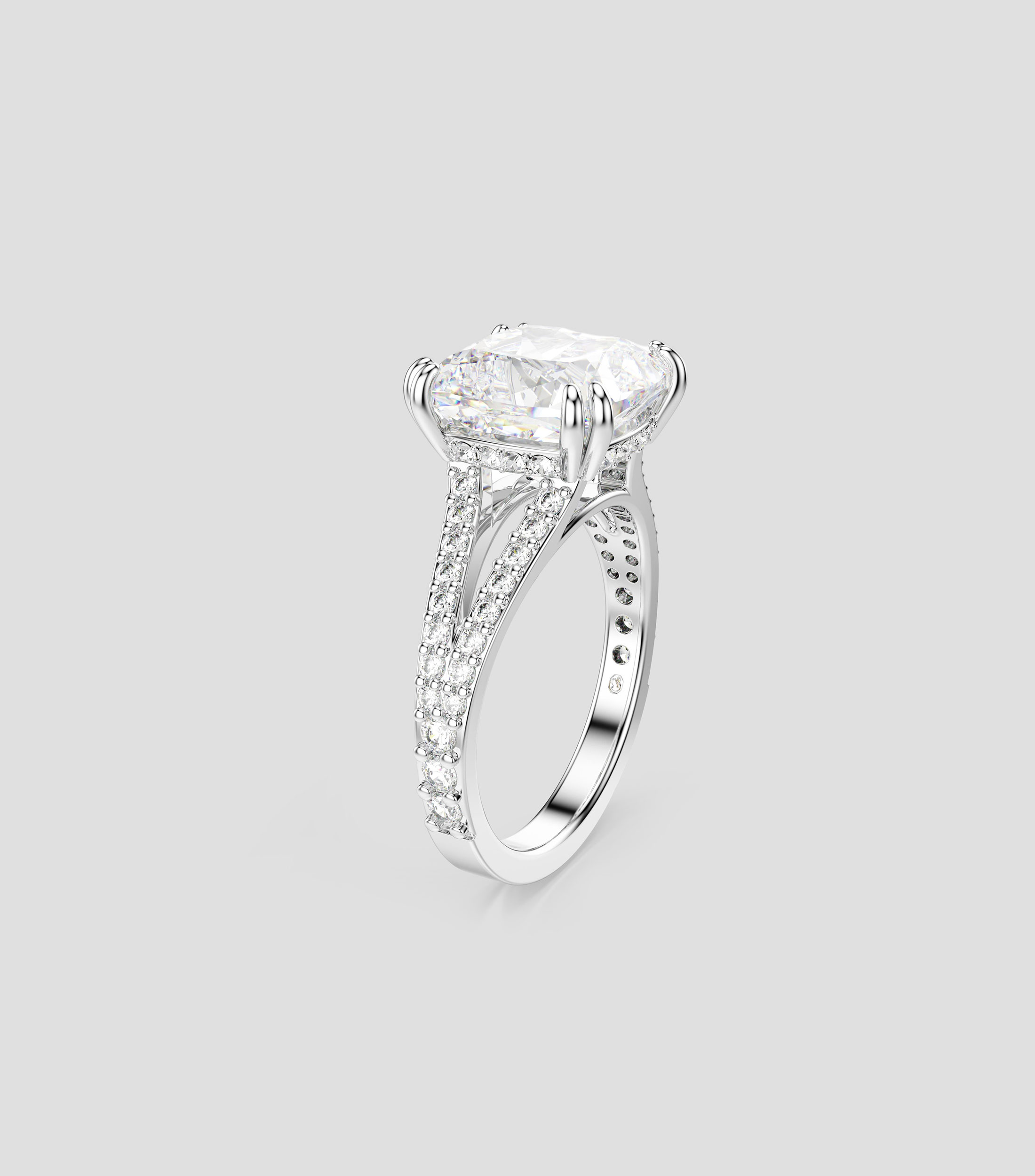 Anillo Stilla con piedra de corte cuadrado Mujer