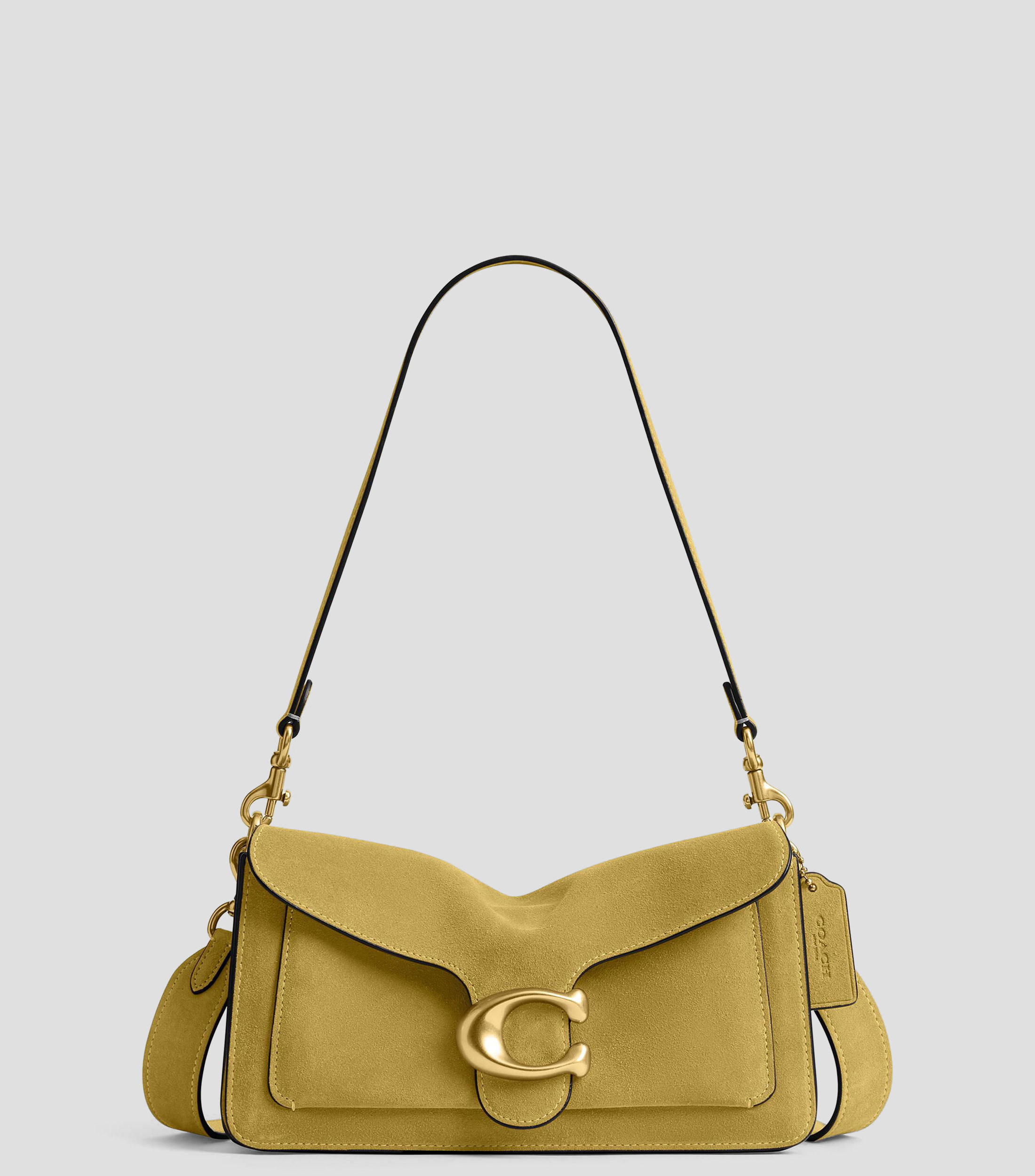 Bolsa shoulder verde en piel Tabby 26 lisa Mujer
