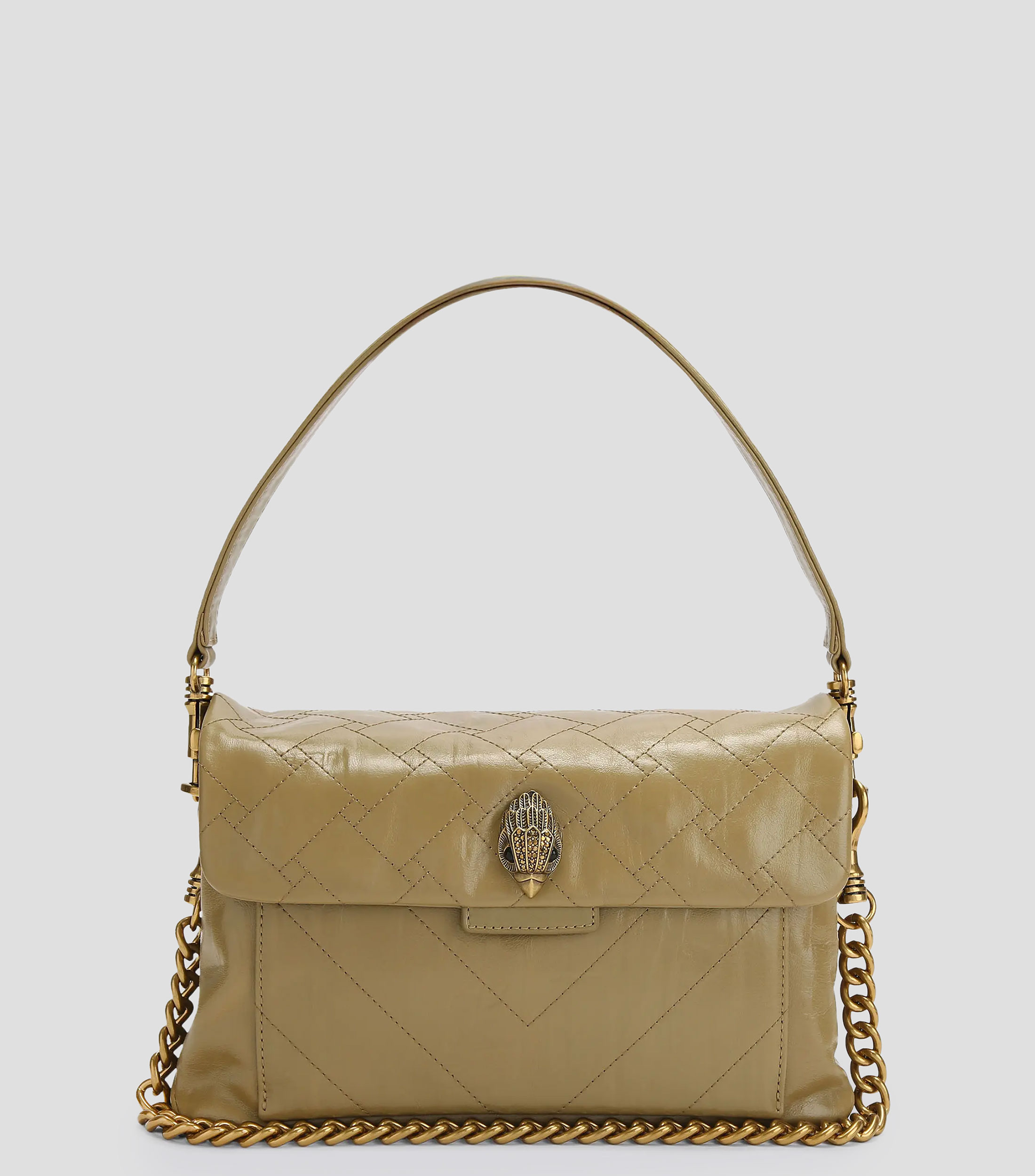 Bolsa Crossbody Kensington en piel liso Mujer