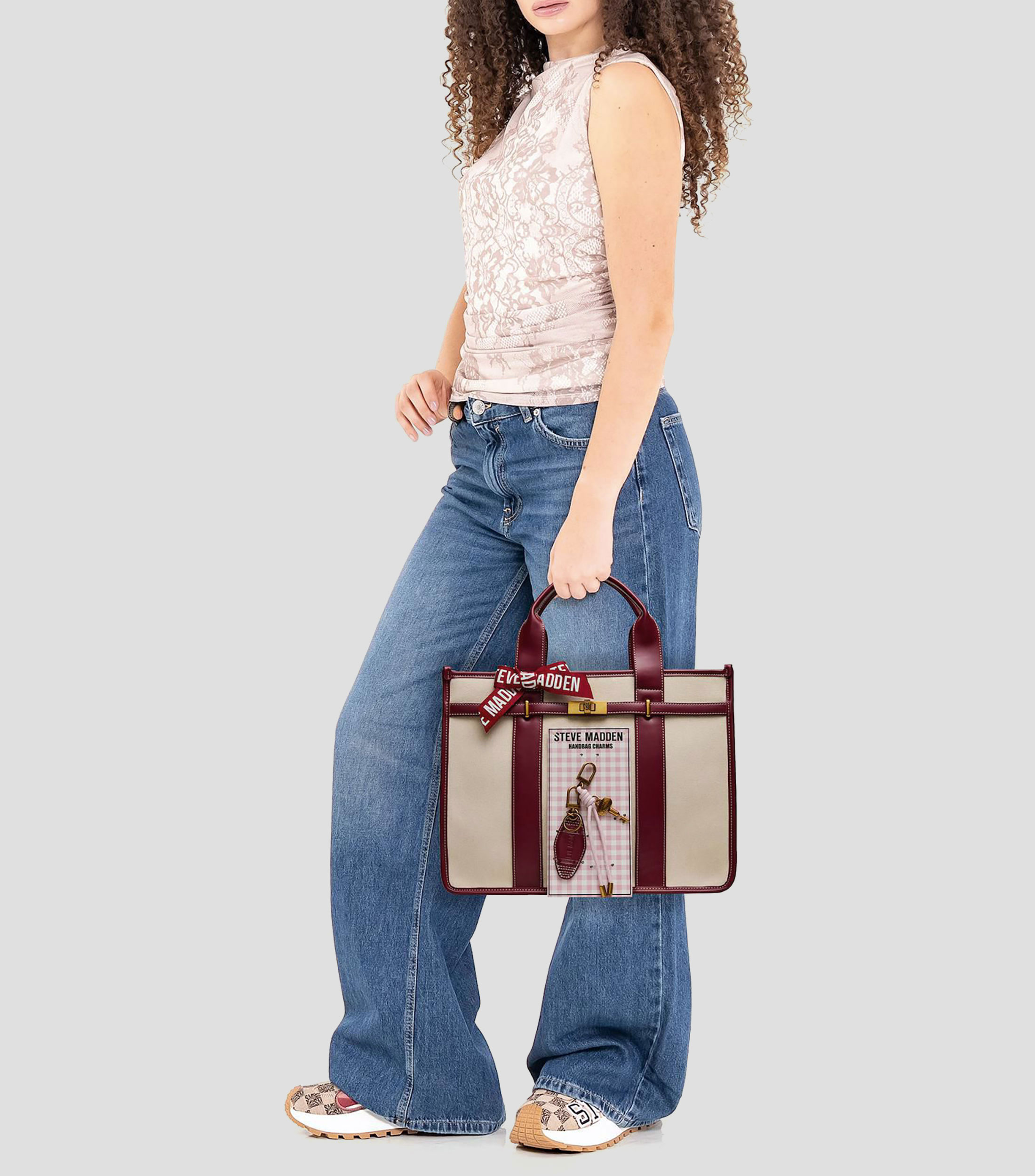 Bolsa tote estampada Mujer