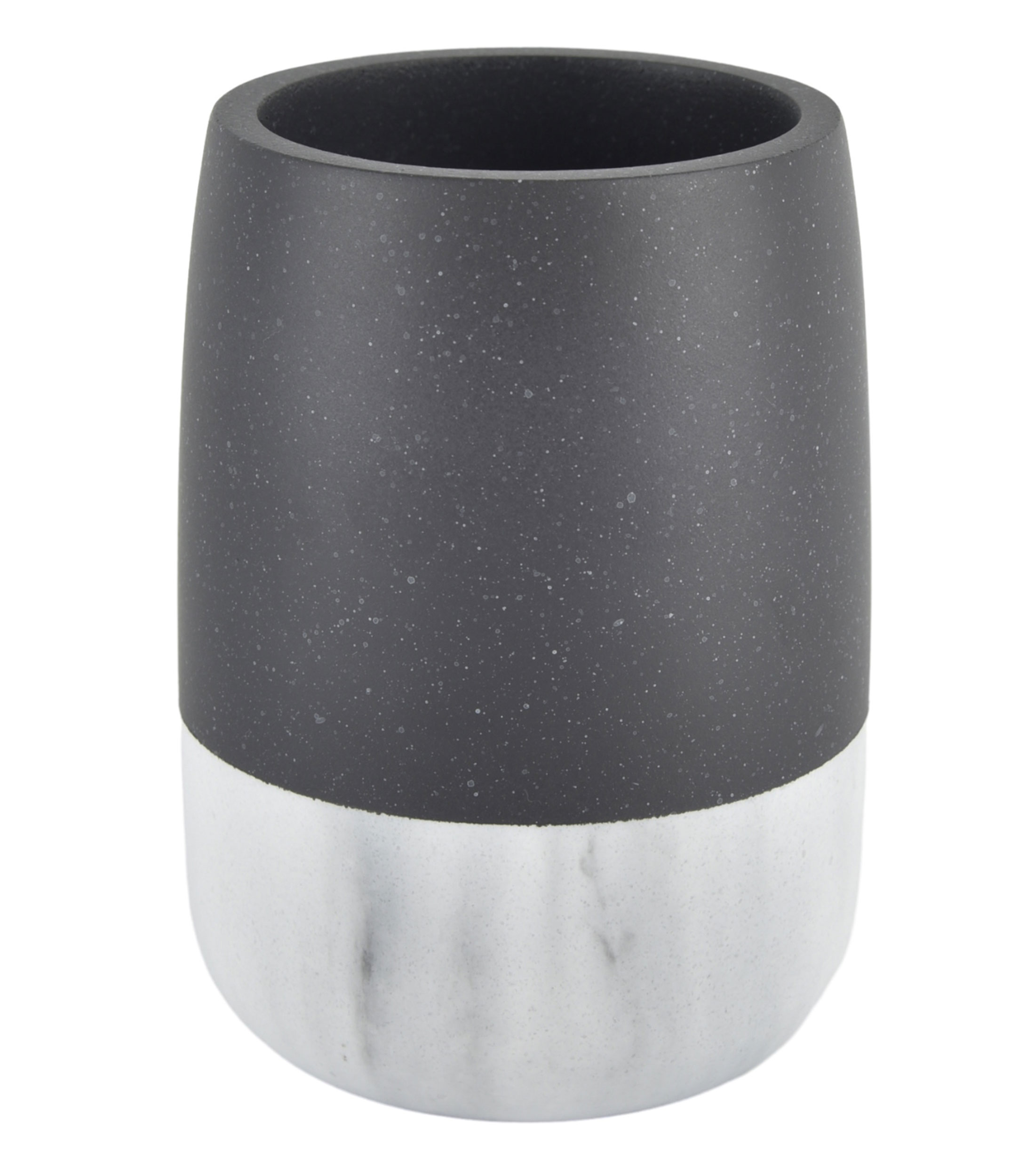 Vaso de baño Abuya gris, blanco