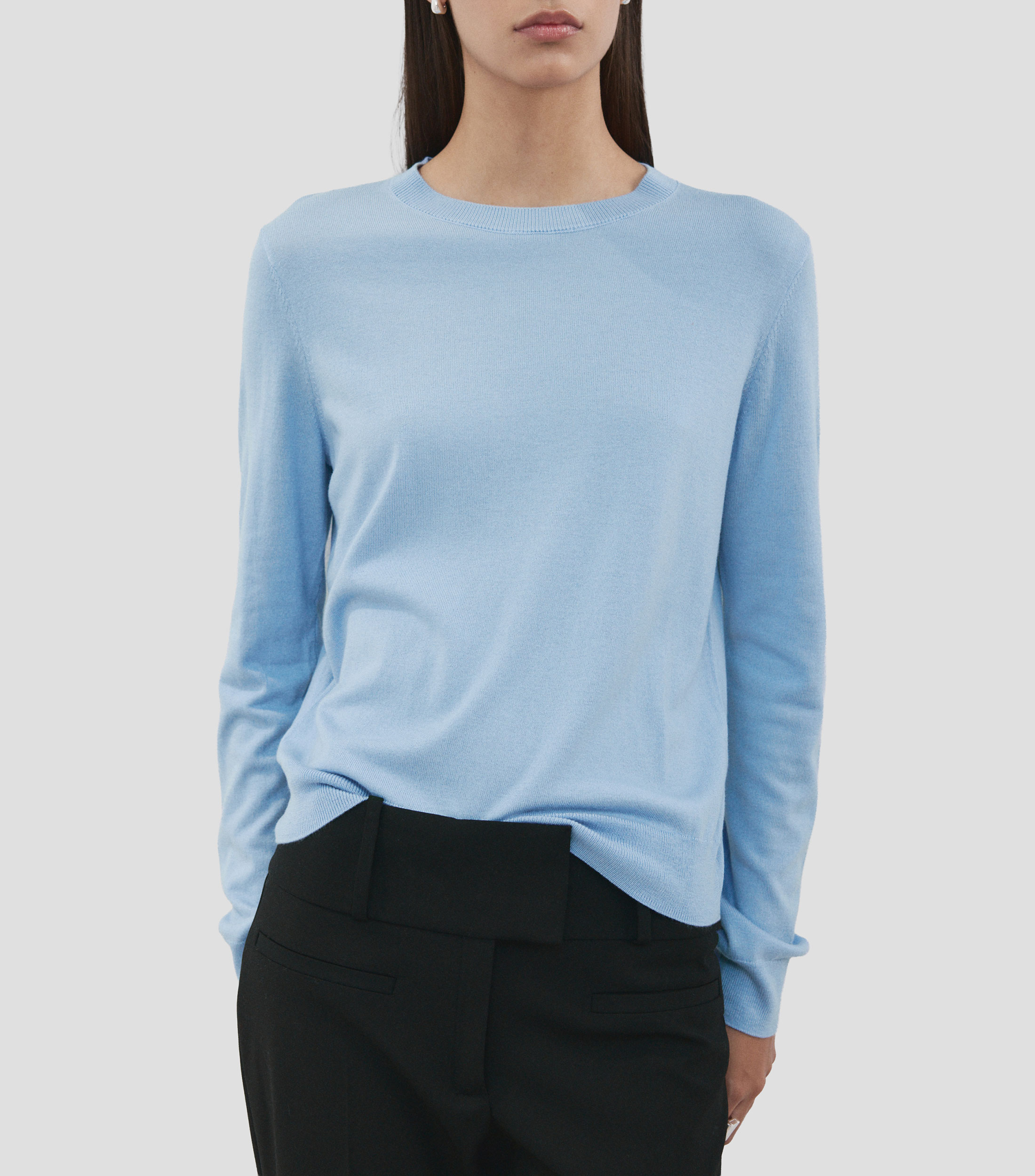 Suéter cuello redondo Mujer