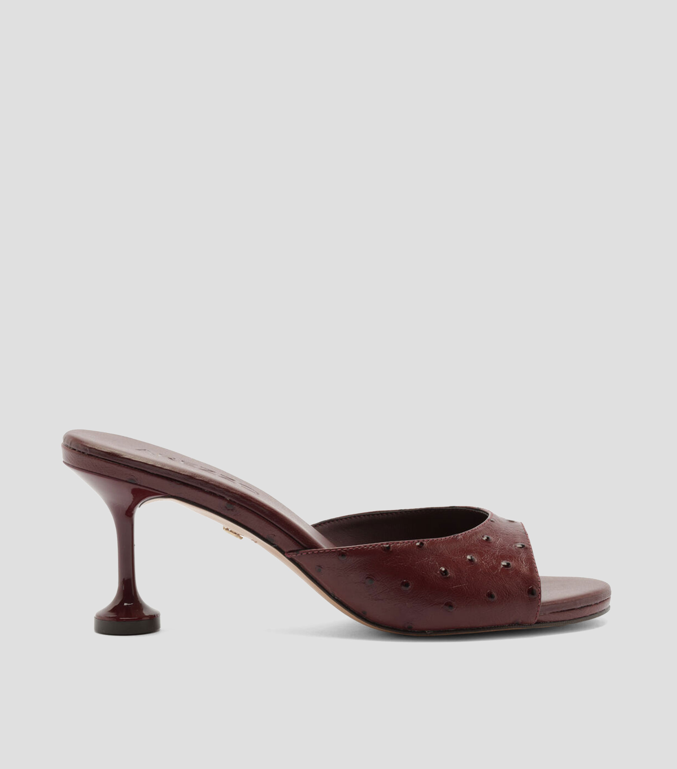 Sandalias con tacón bajo redondo Mujer