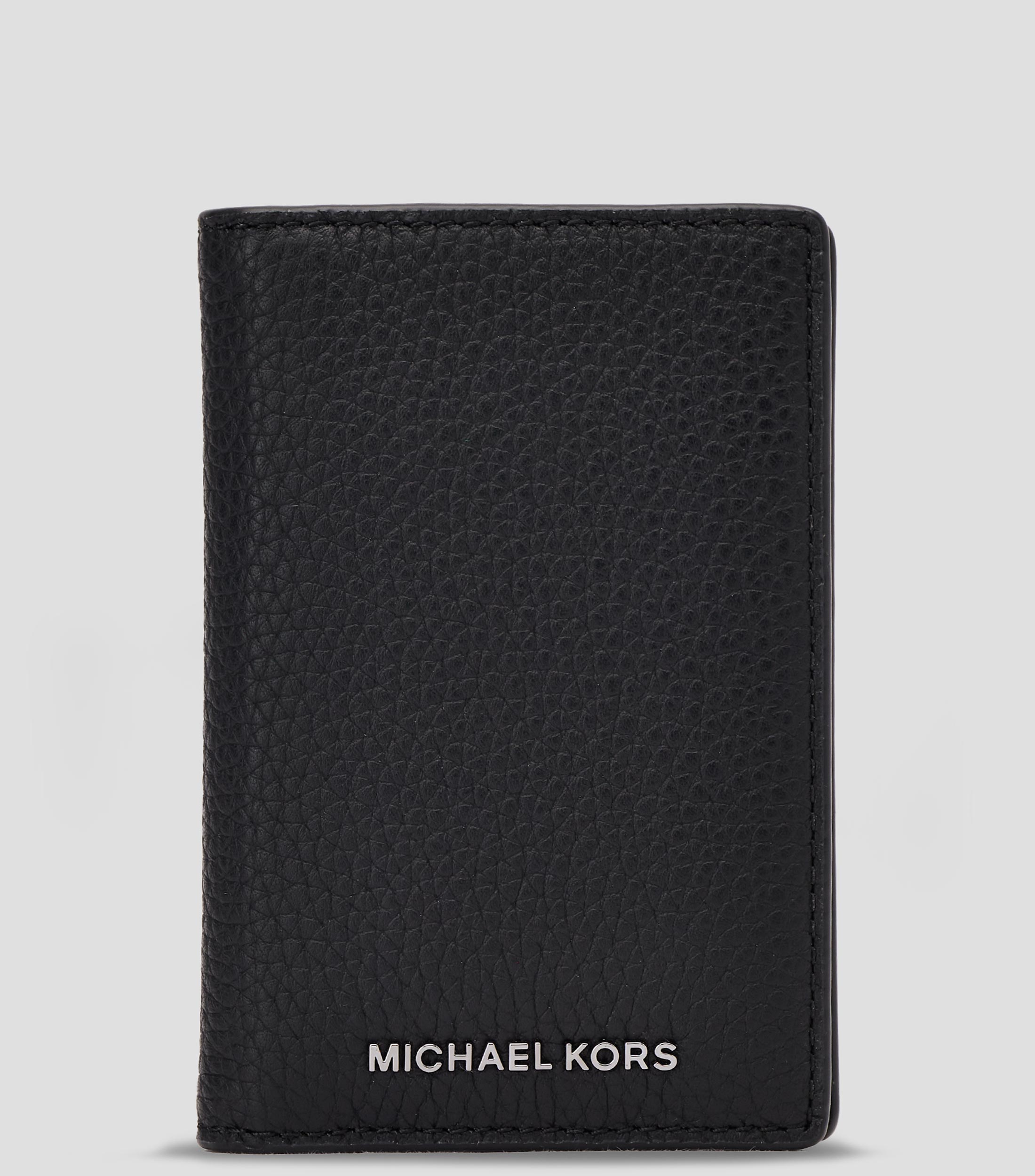 Cartera bifold en piel Hudson granulado sólido Hombre