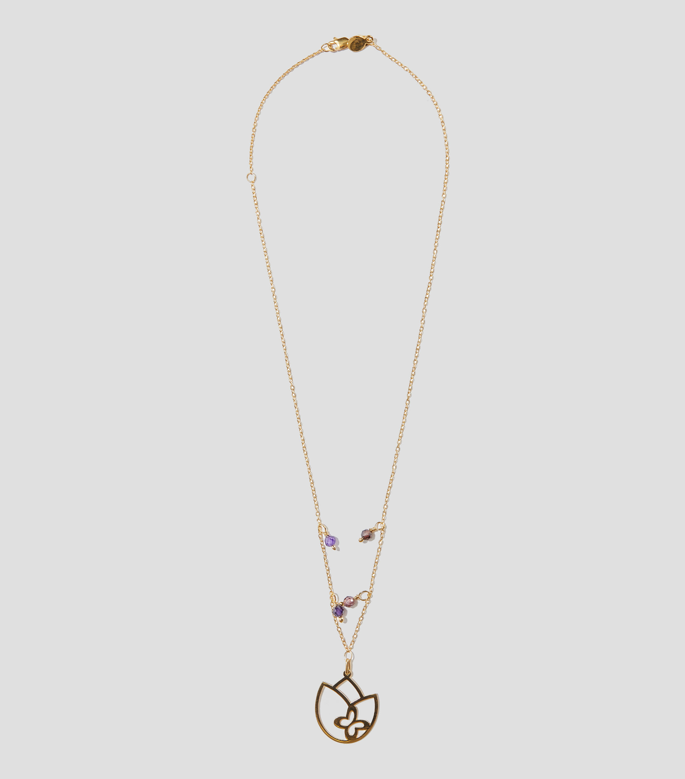 Dije Tulipán en plata .925 Mujer