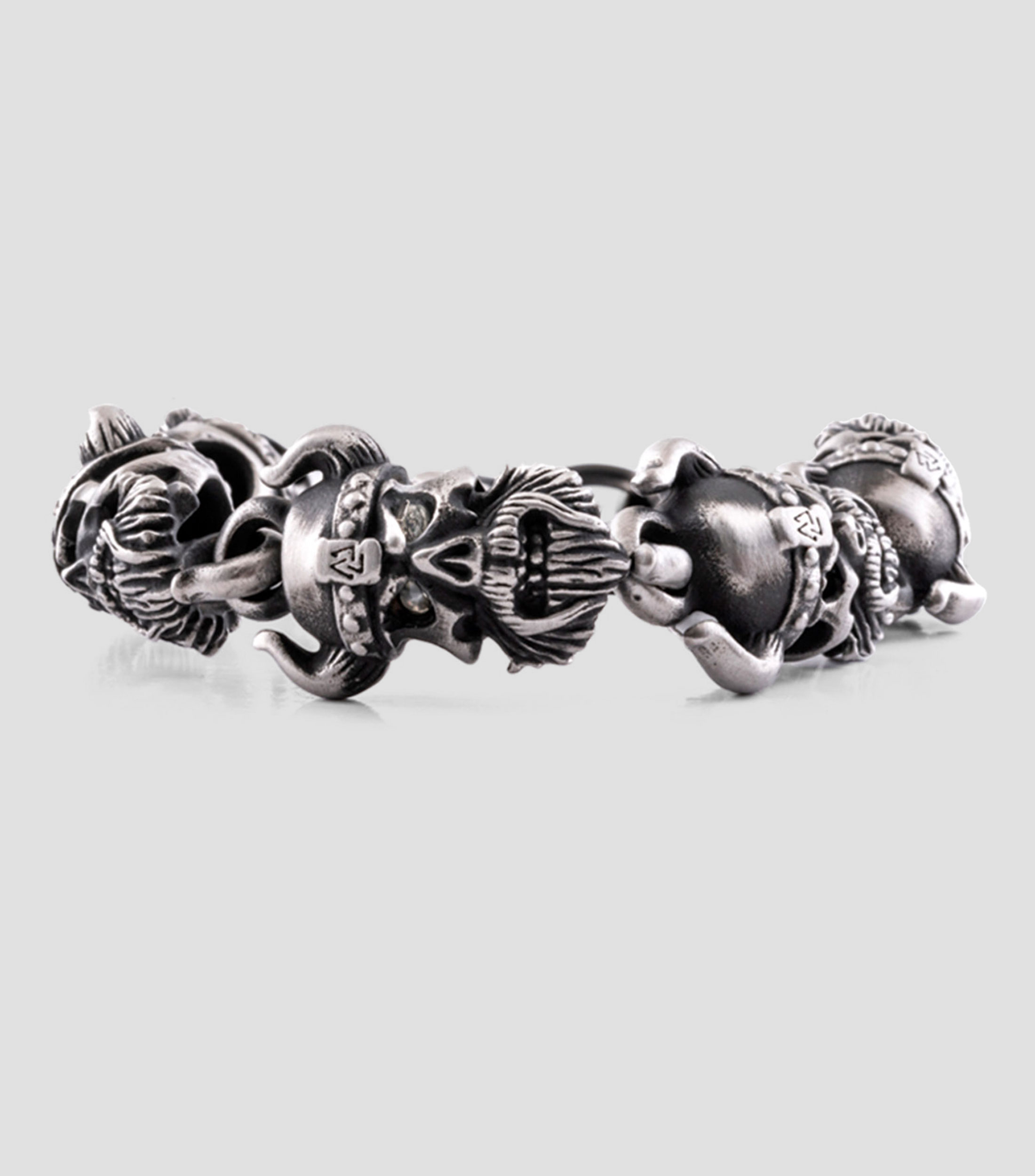 Brazalete con Vikingos Joyeria Acero Hombre