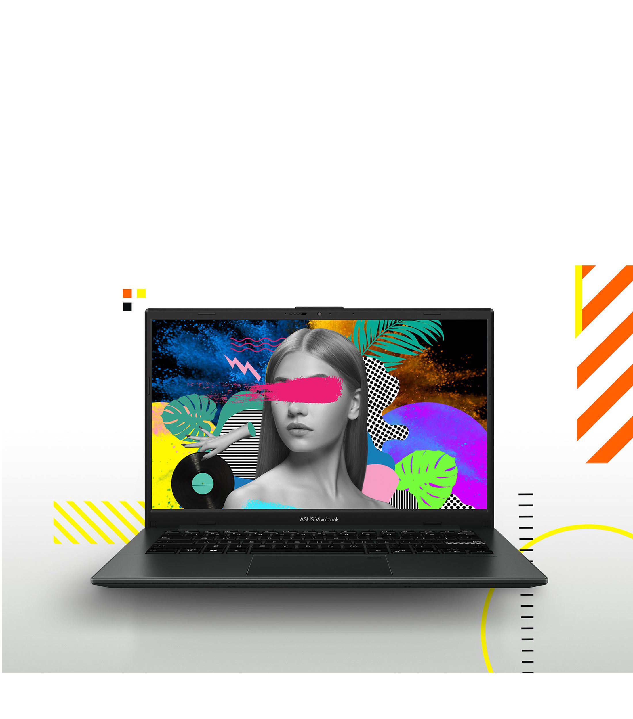 Laptop, Vivobook Go, 14", AMD Ryzen 5, RAM 16 GB, SSD 512 GB, Negro