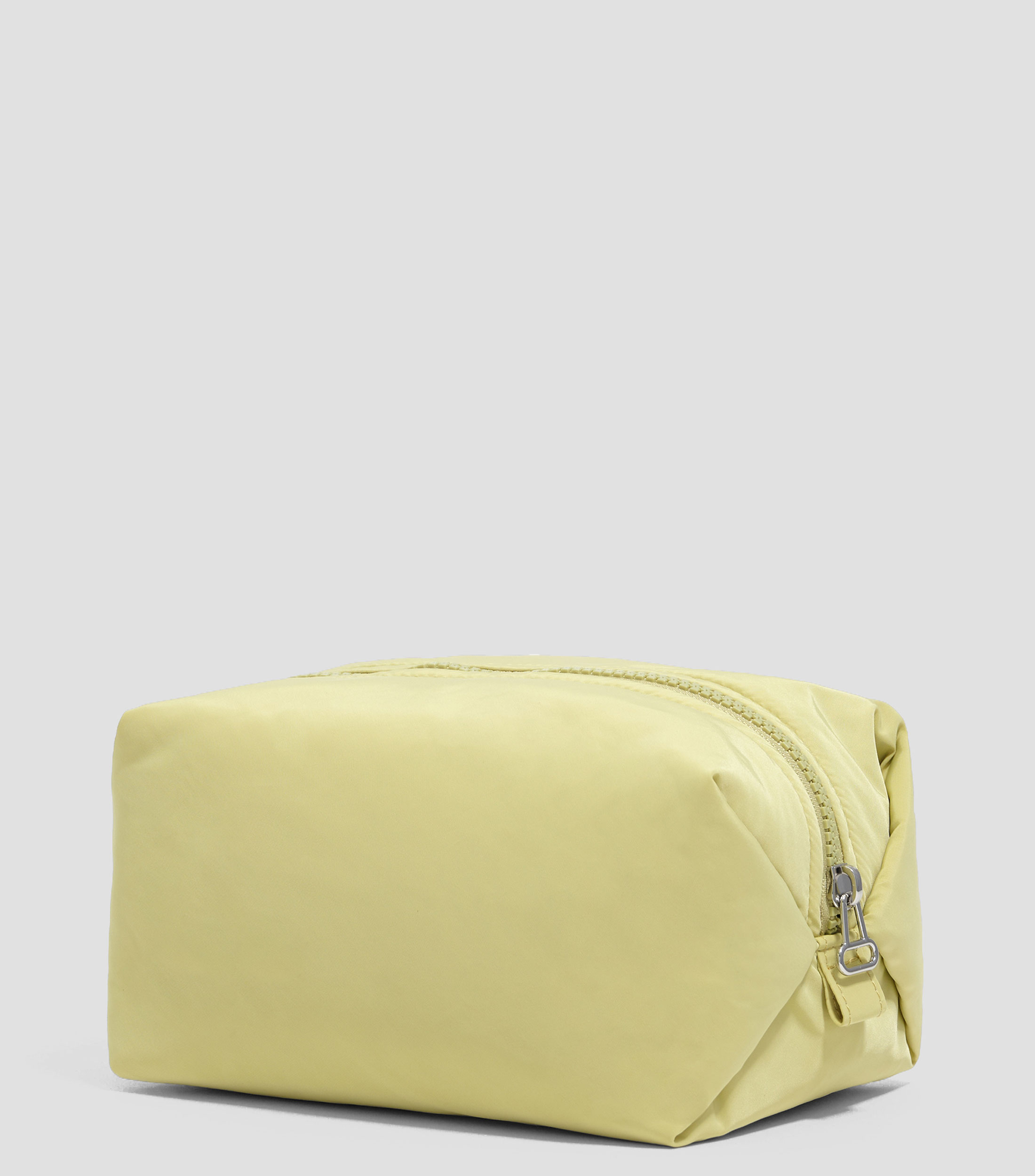 Neceser grande nylon lima palido Mujer