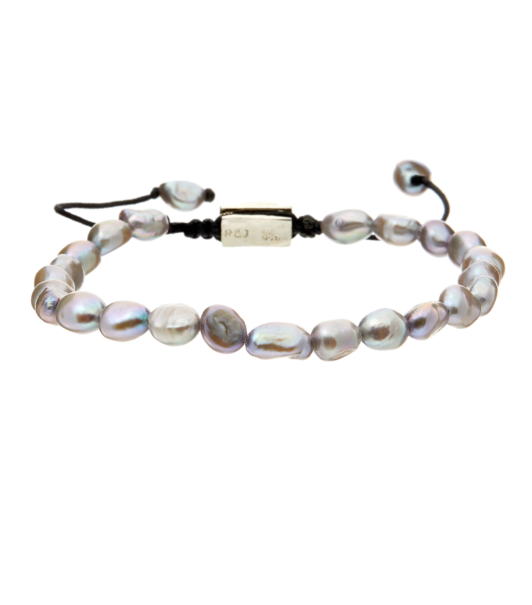 PULSERA PERLA CON PLATA