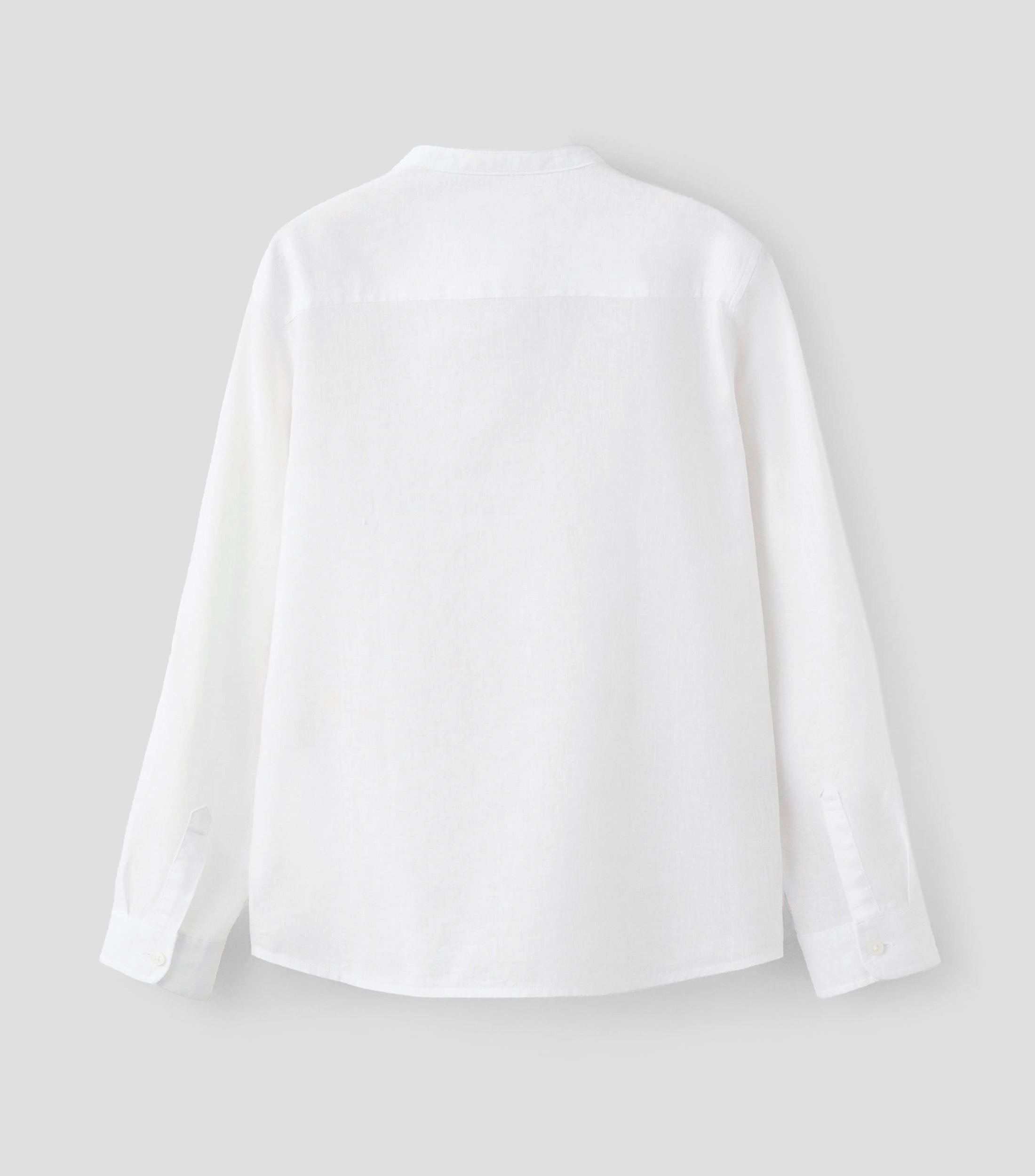 Camisa lisa manga larga Niño