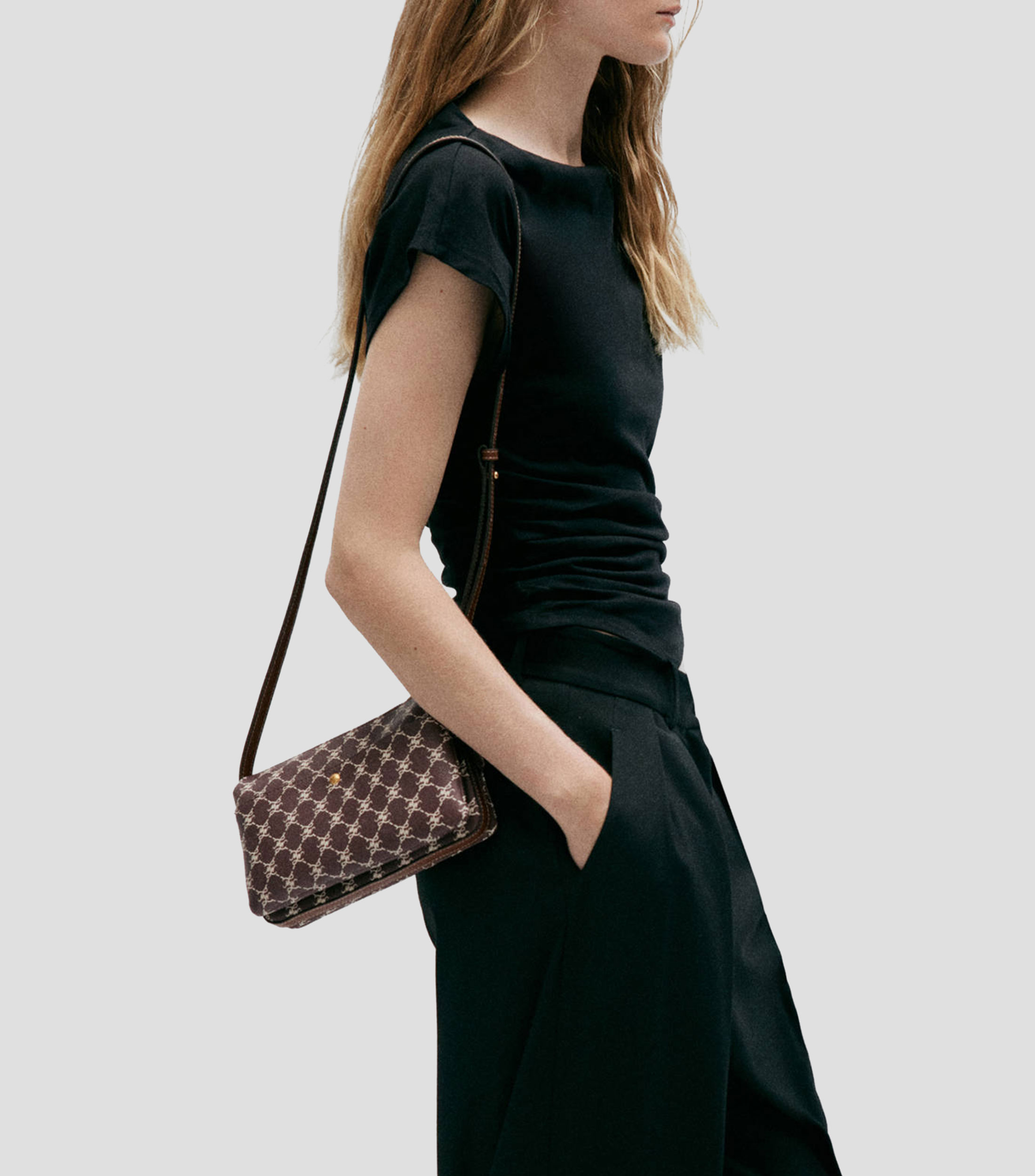 Bolsa shoulder estampada Mujer