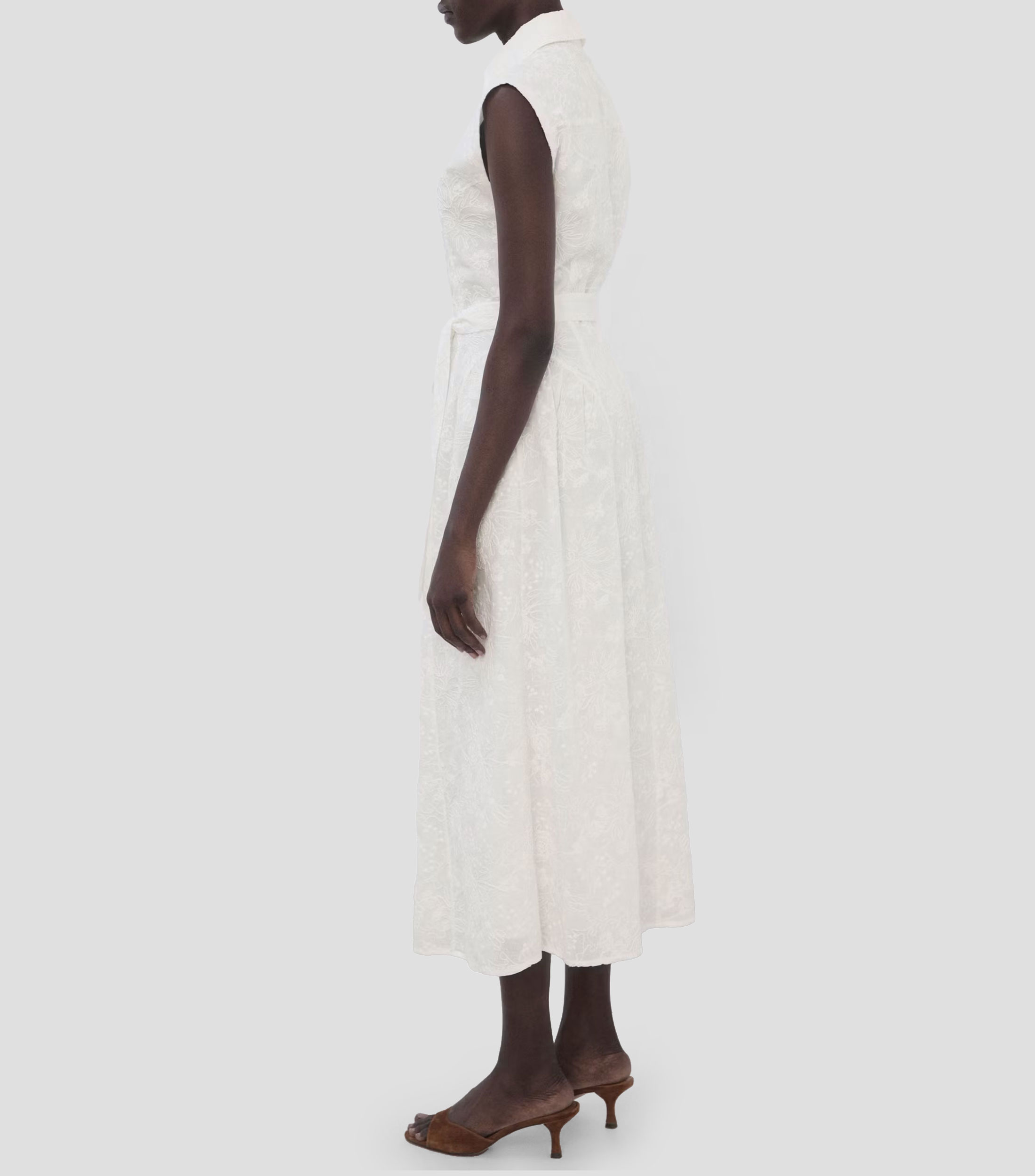 Vestido midi fantasía Mujer