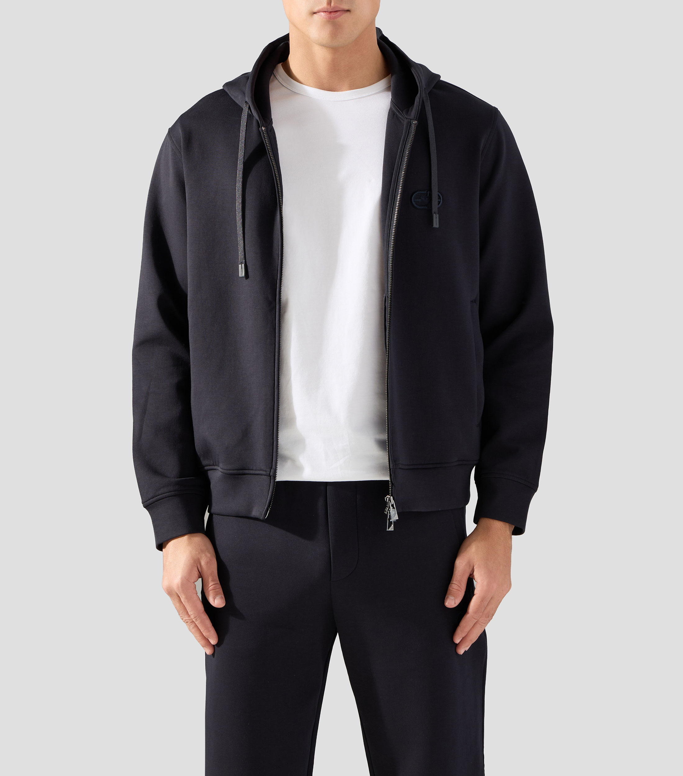 Sudadera con cierre y capucha Hombre