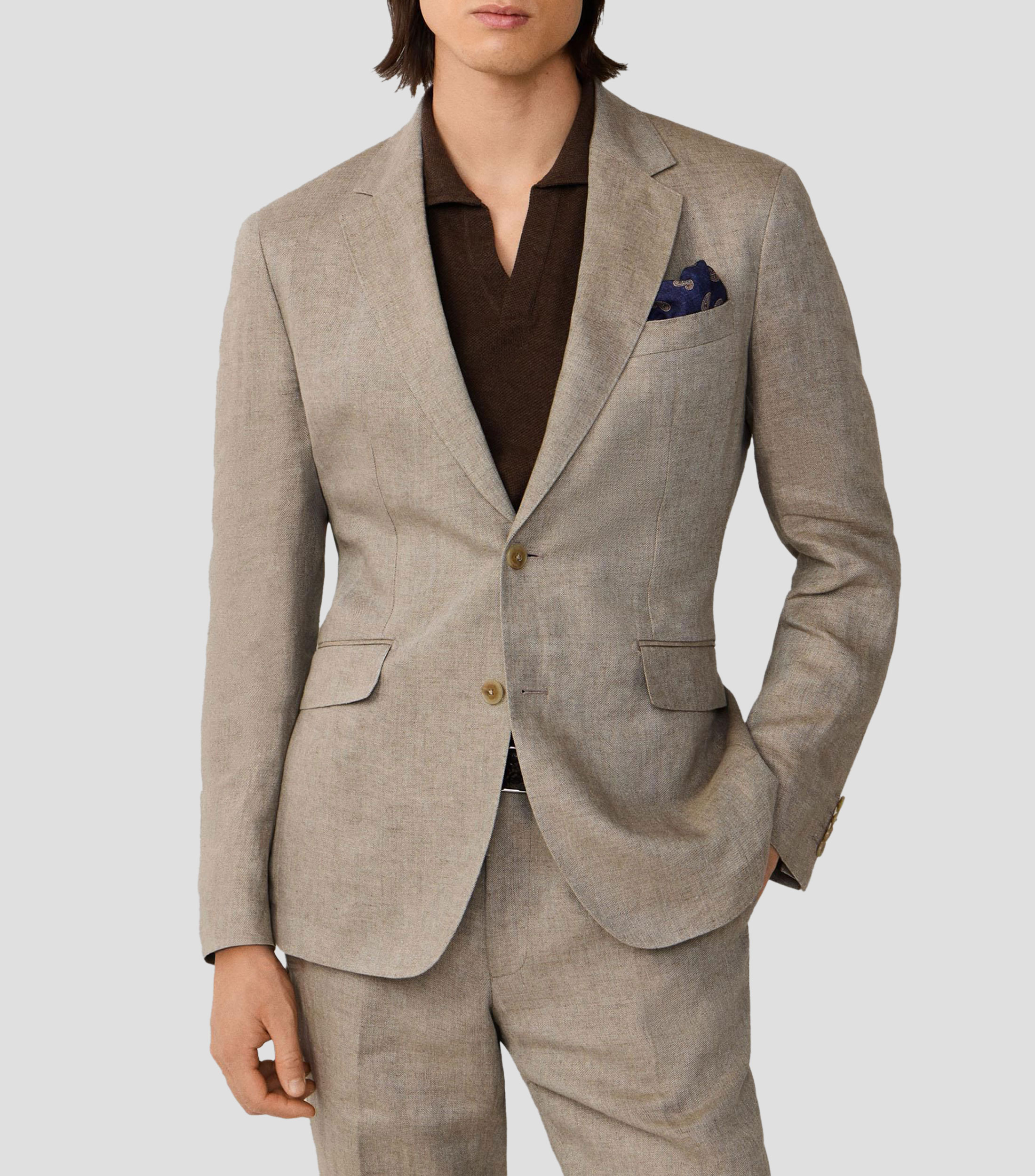 Saco liso Hombre