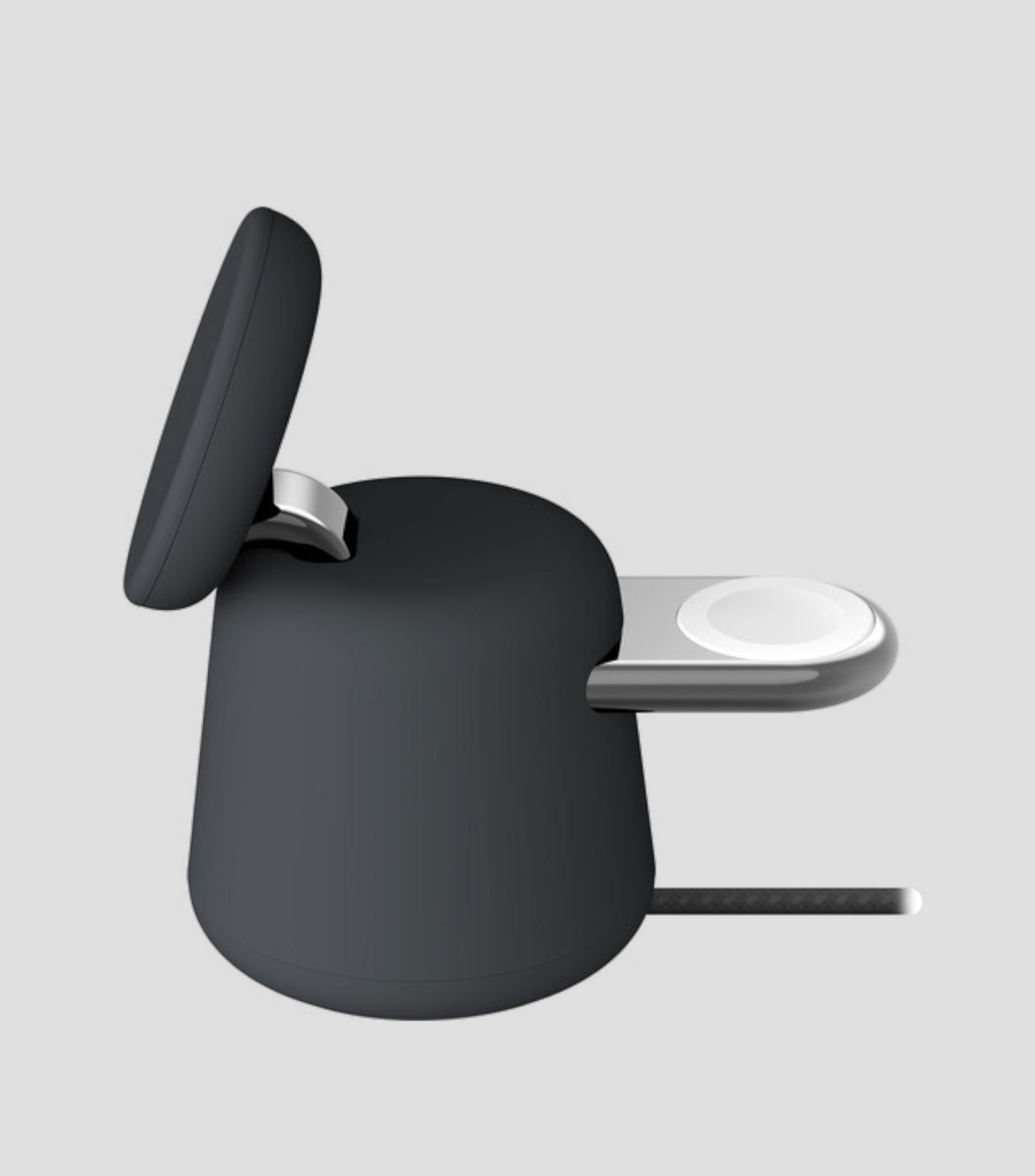 Base de carga inalámbrica 2 en 1 con MagSafe de 15 W BoostCharge Pro
