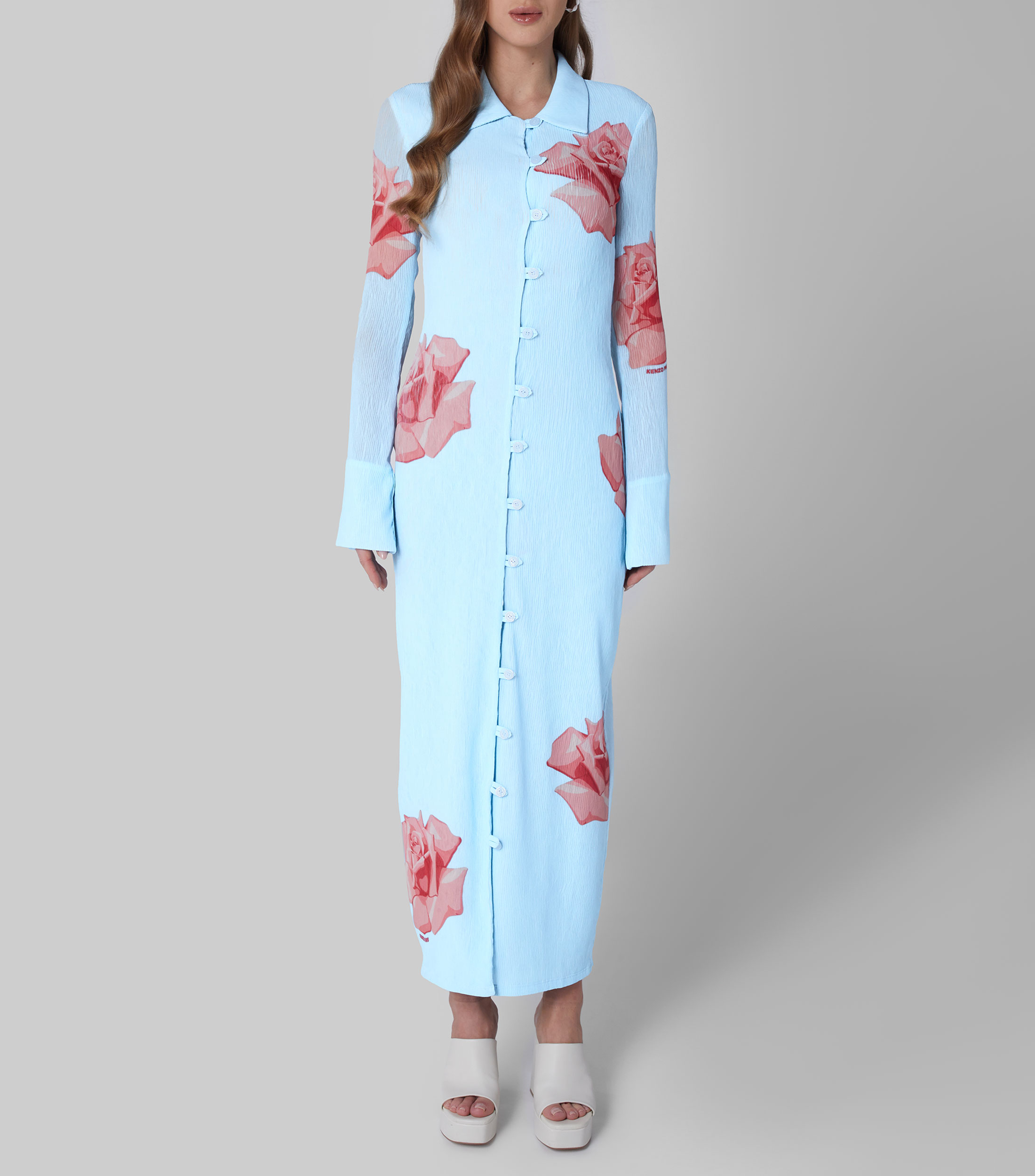 kenzo-vestido-camisero-maxi-con-manga-larga-estampado-mujer-el