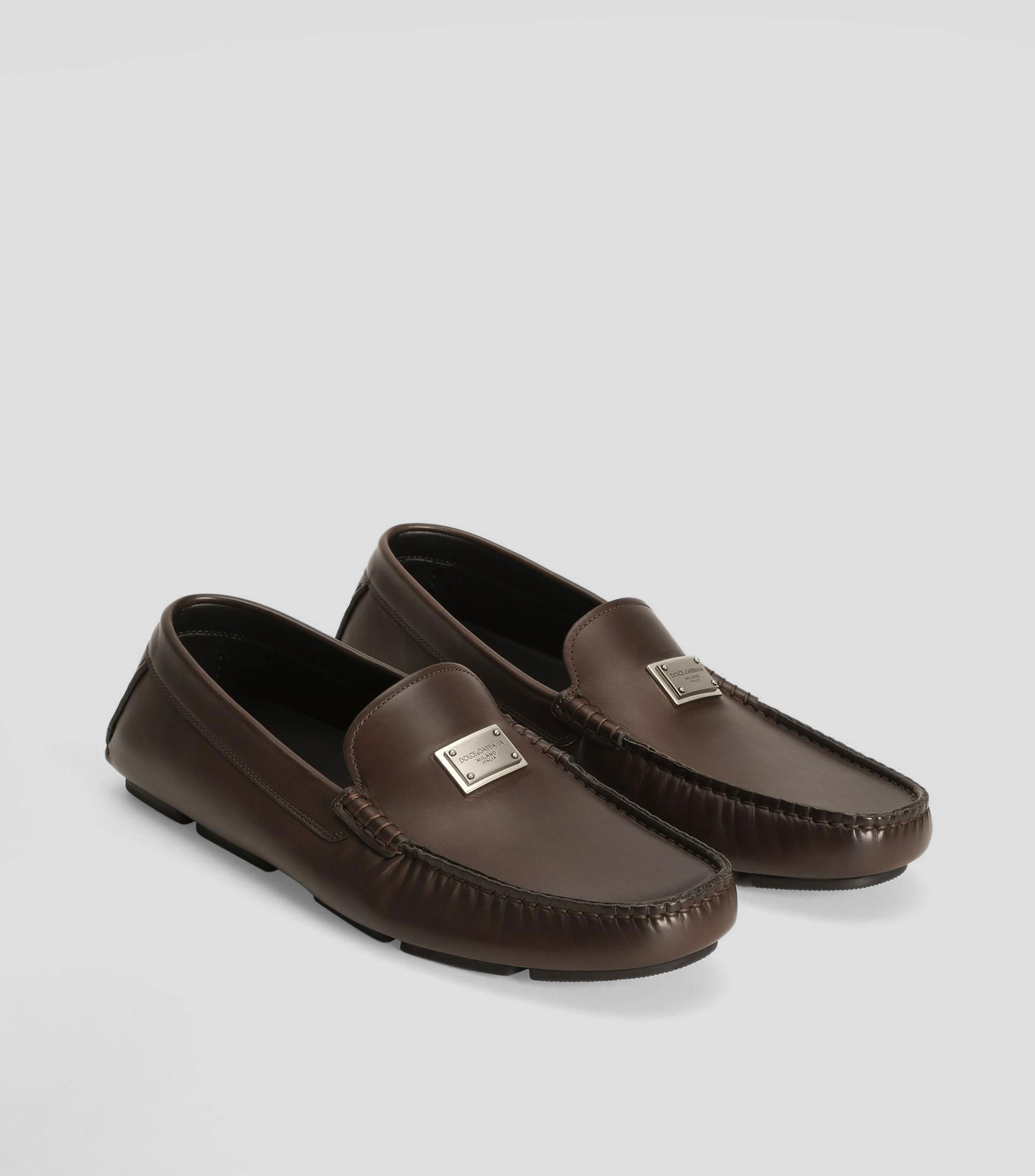 Mocasines Driver en piel Hombre