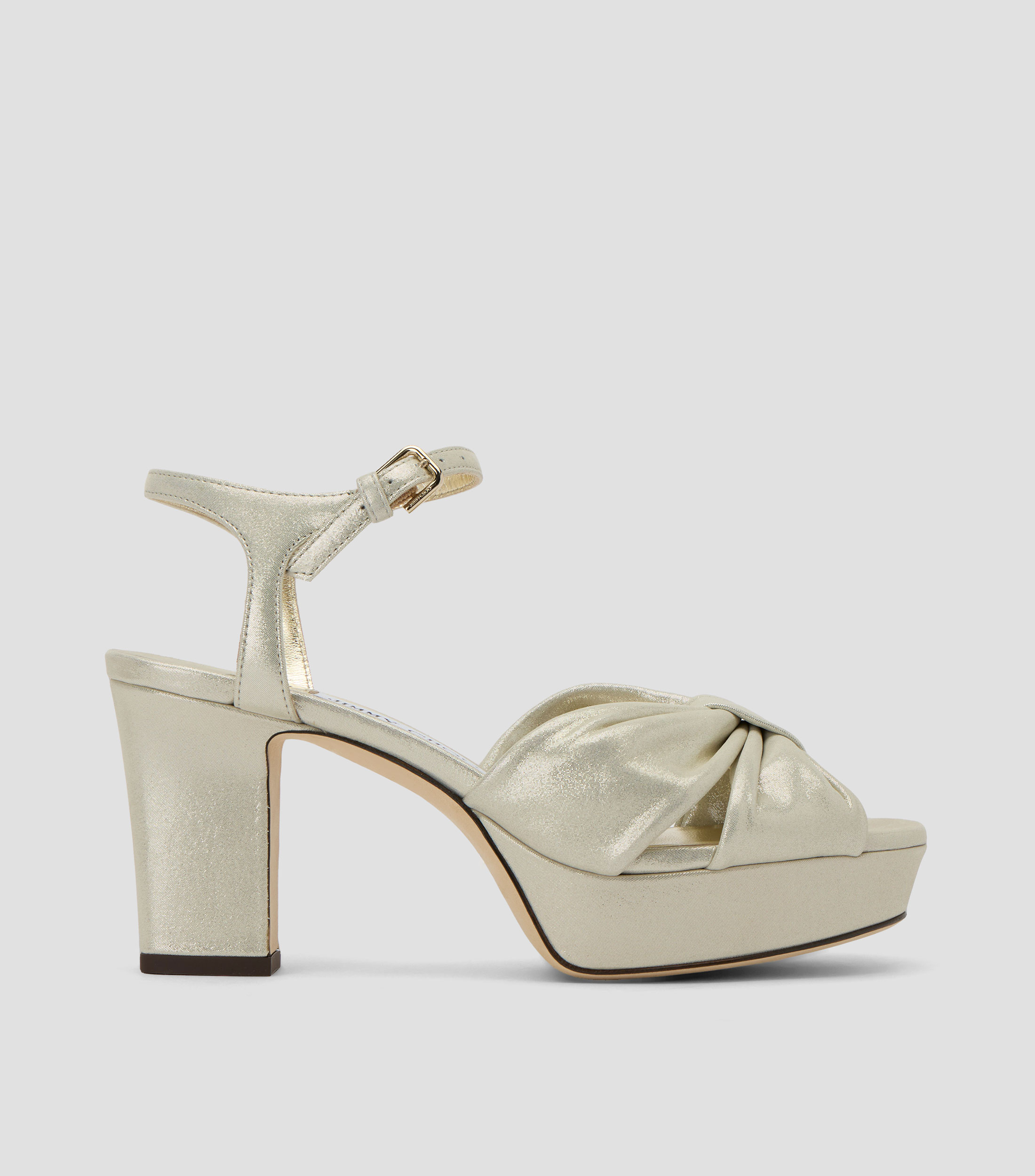 Sandalias con tacón alto cuadrado y plataforma Heloise Mujer
