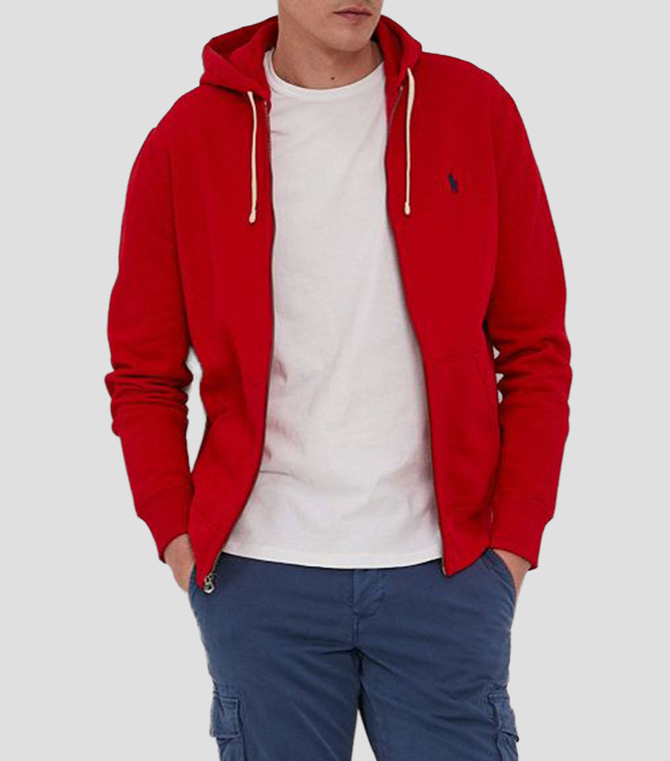 Sudadera con cierre y capucha Hombre