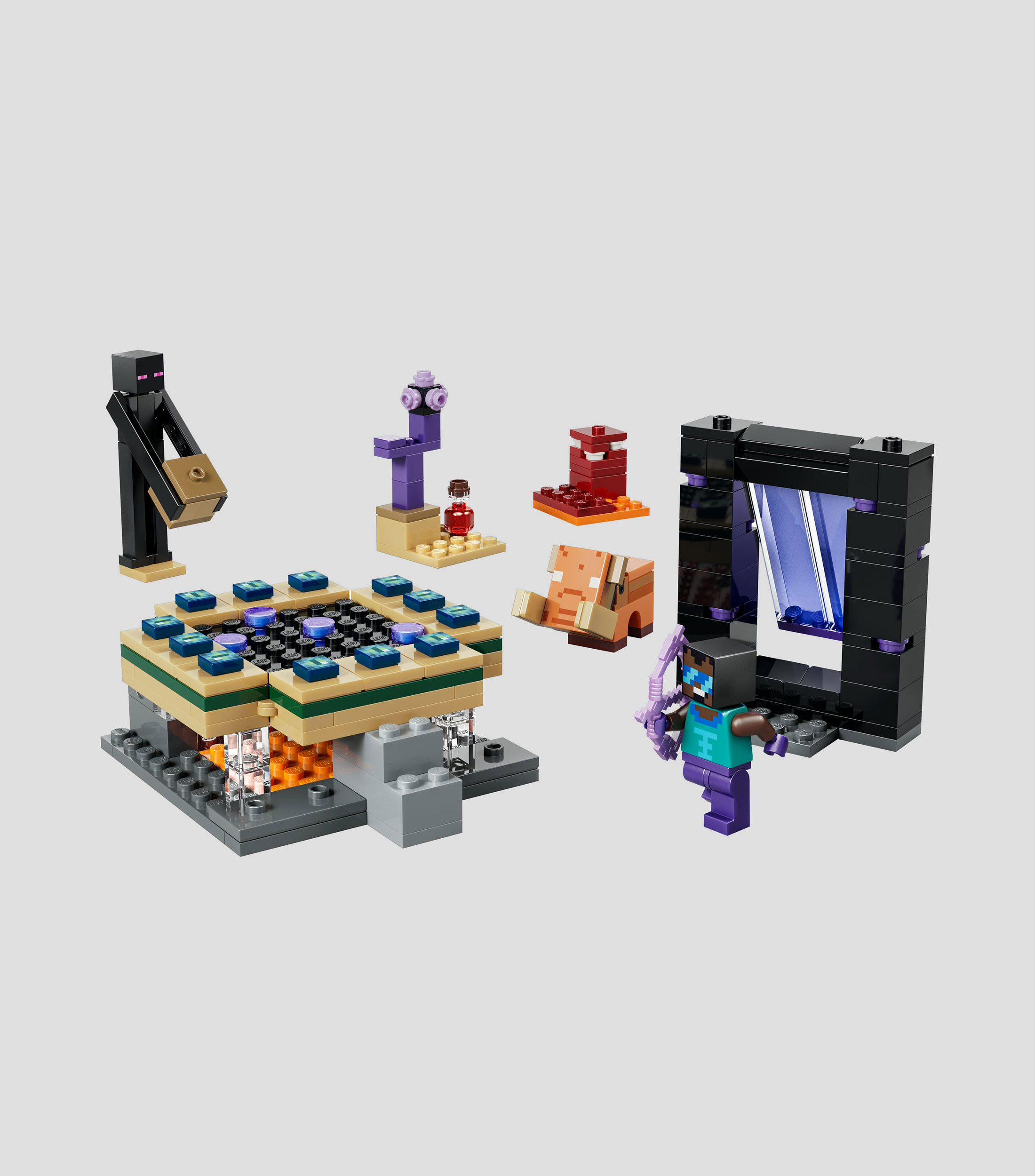 Lego Minecraft El Viaje por el Nether y el Portal al End