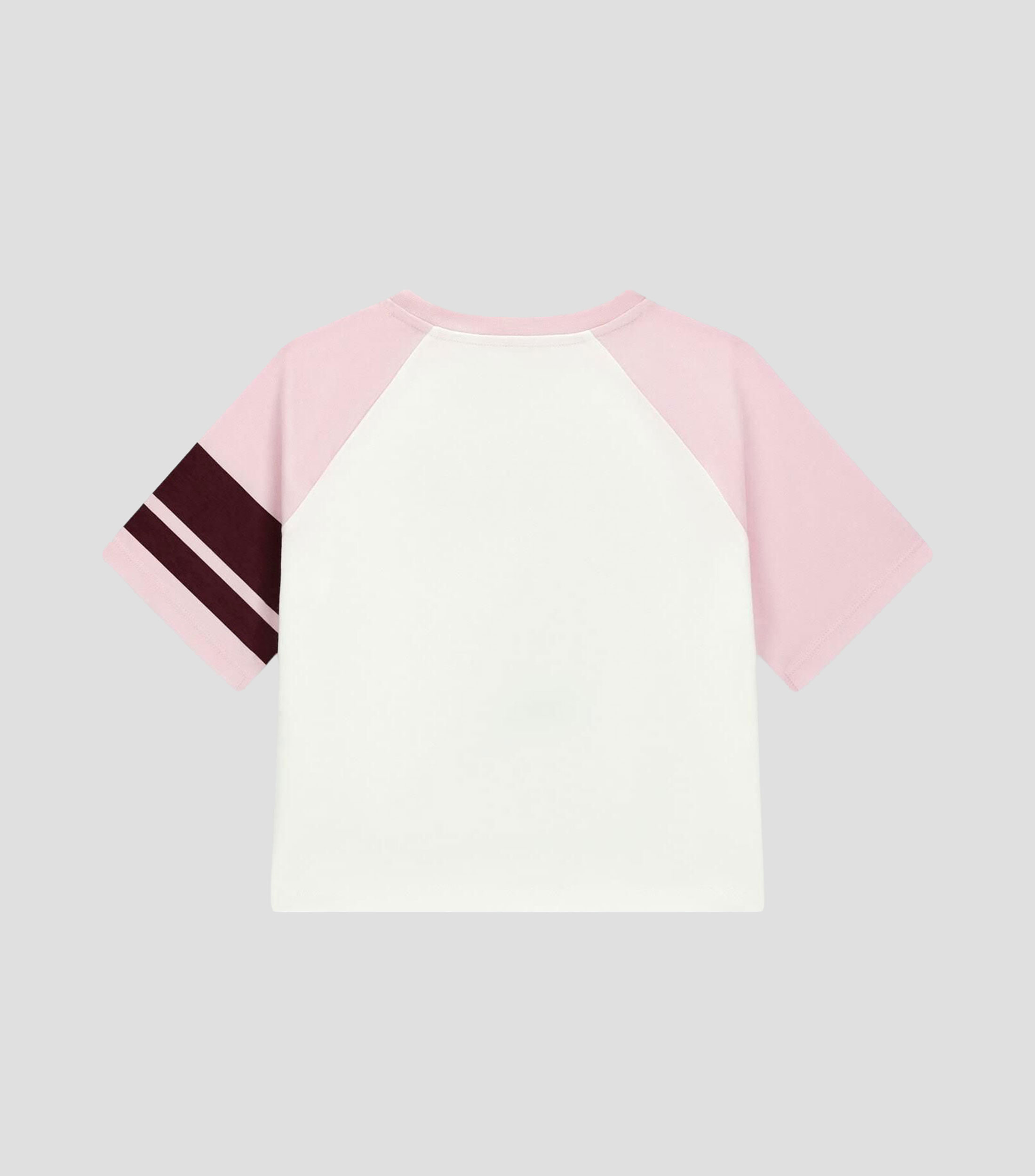 Playera cuello redondo manga 3/4 estampada Niña
